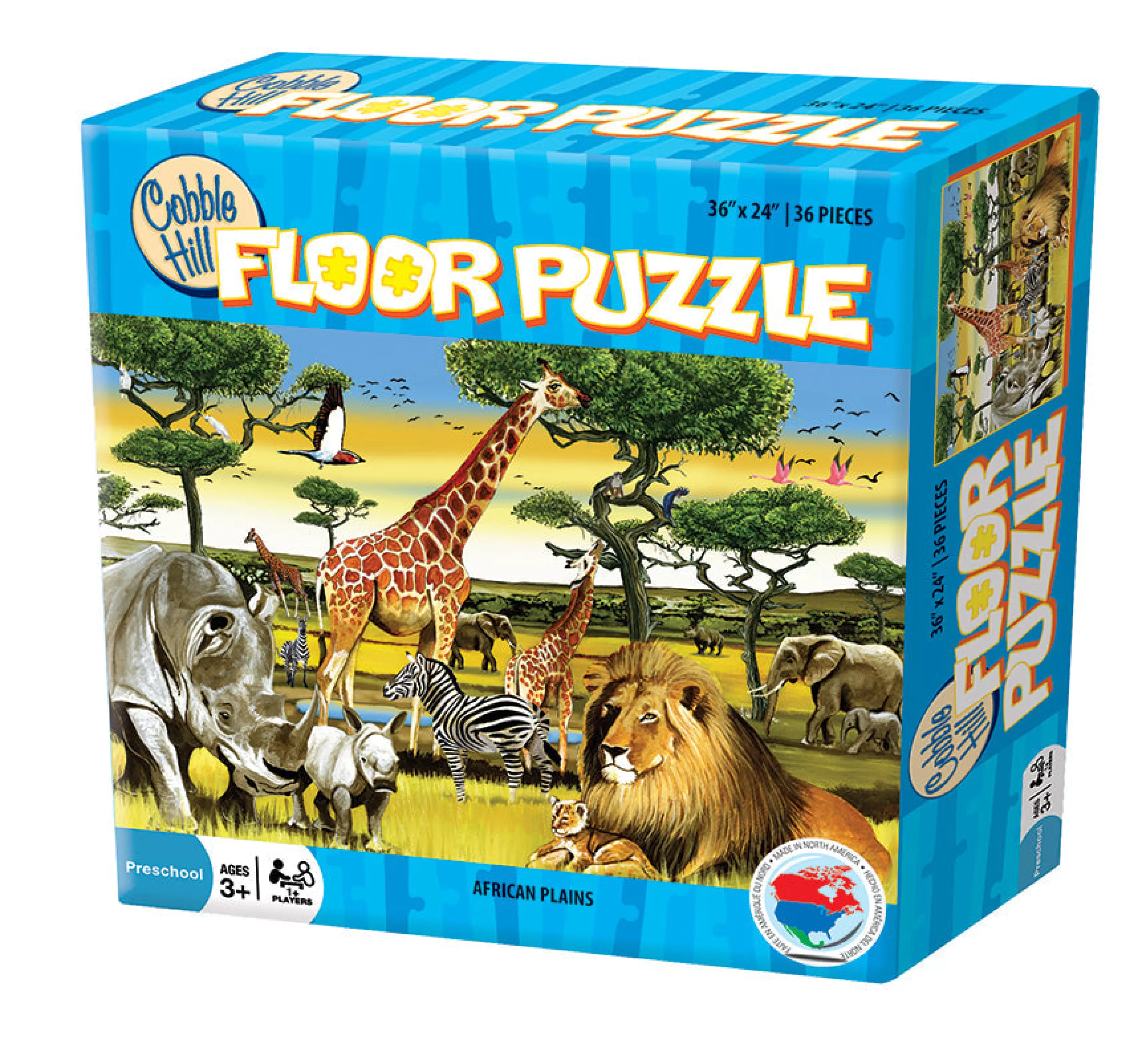 Wildlife^Cobble Hill Puzzles African Plains (Floor 36Pc)