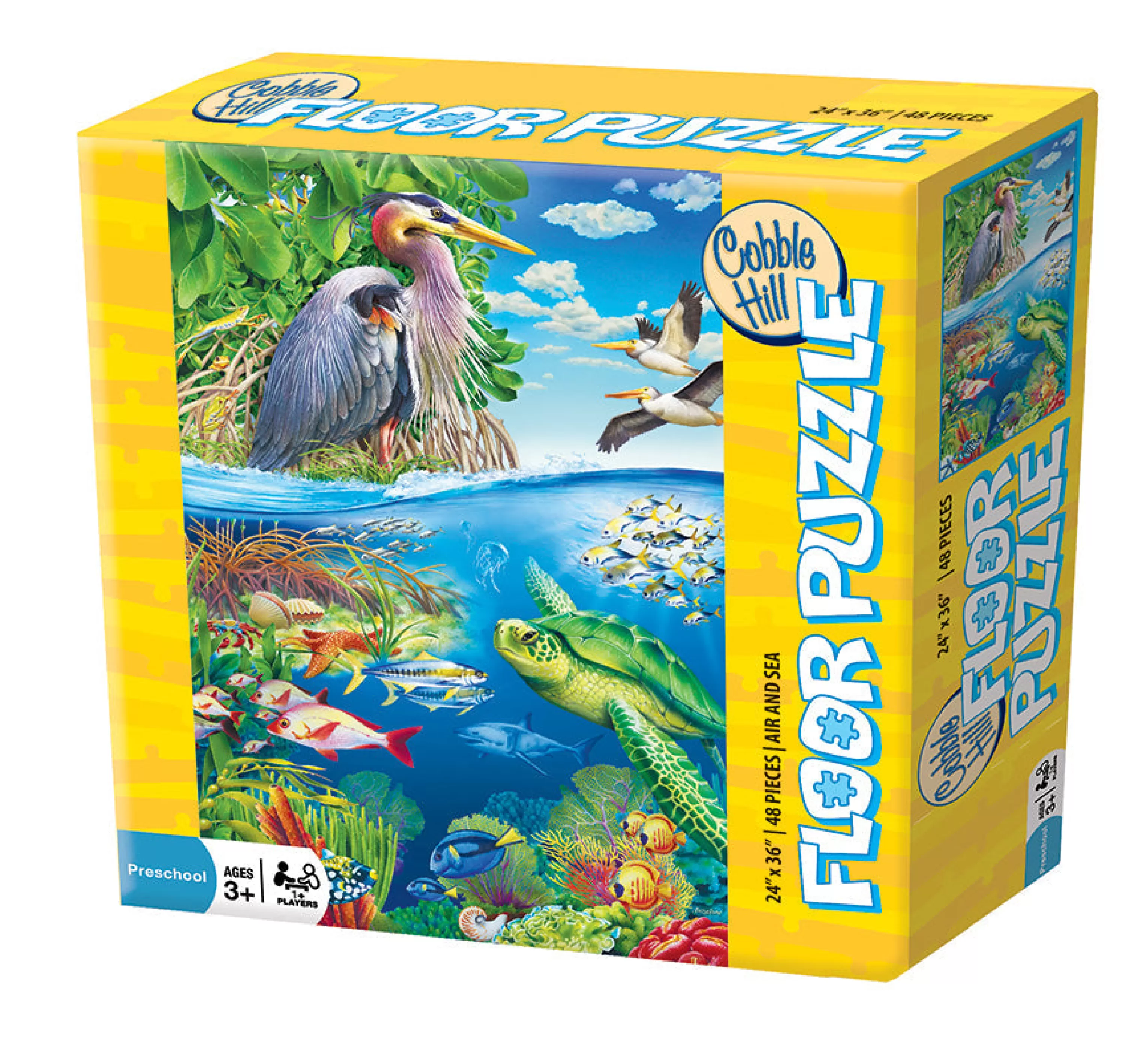 Aquatic^Cobble Hill Puzzles Air And Sea (Floor 48Pc)