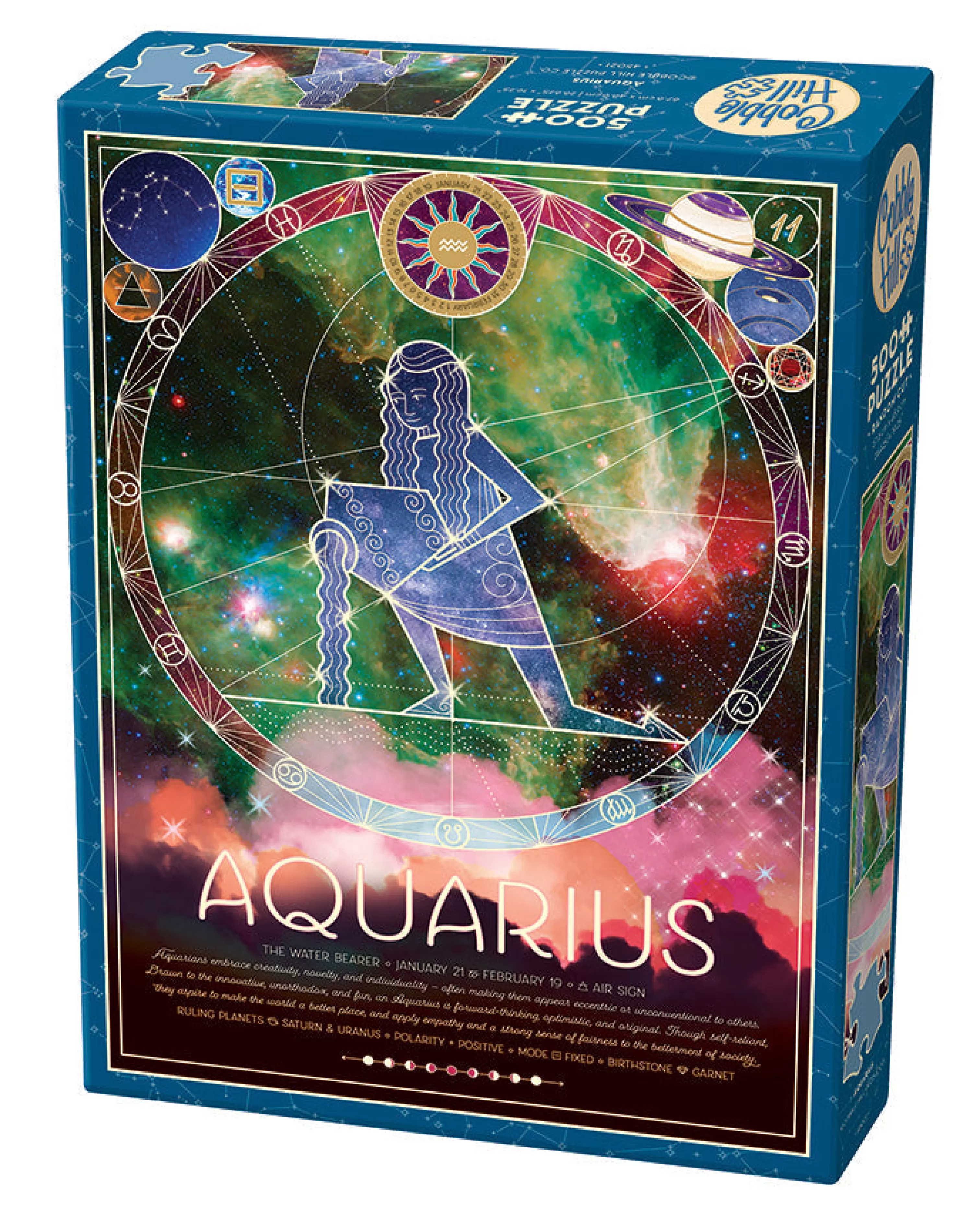 Zodiac^Cobble Hill Puzzles Aquarius | 500 Piece