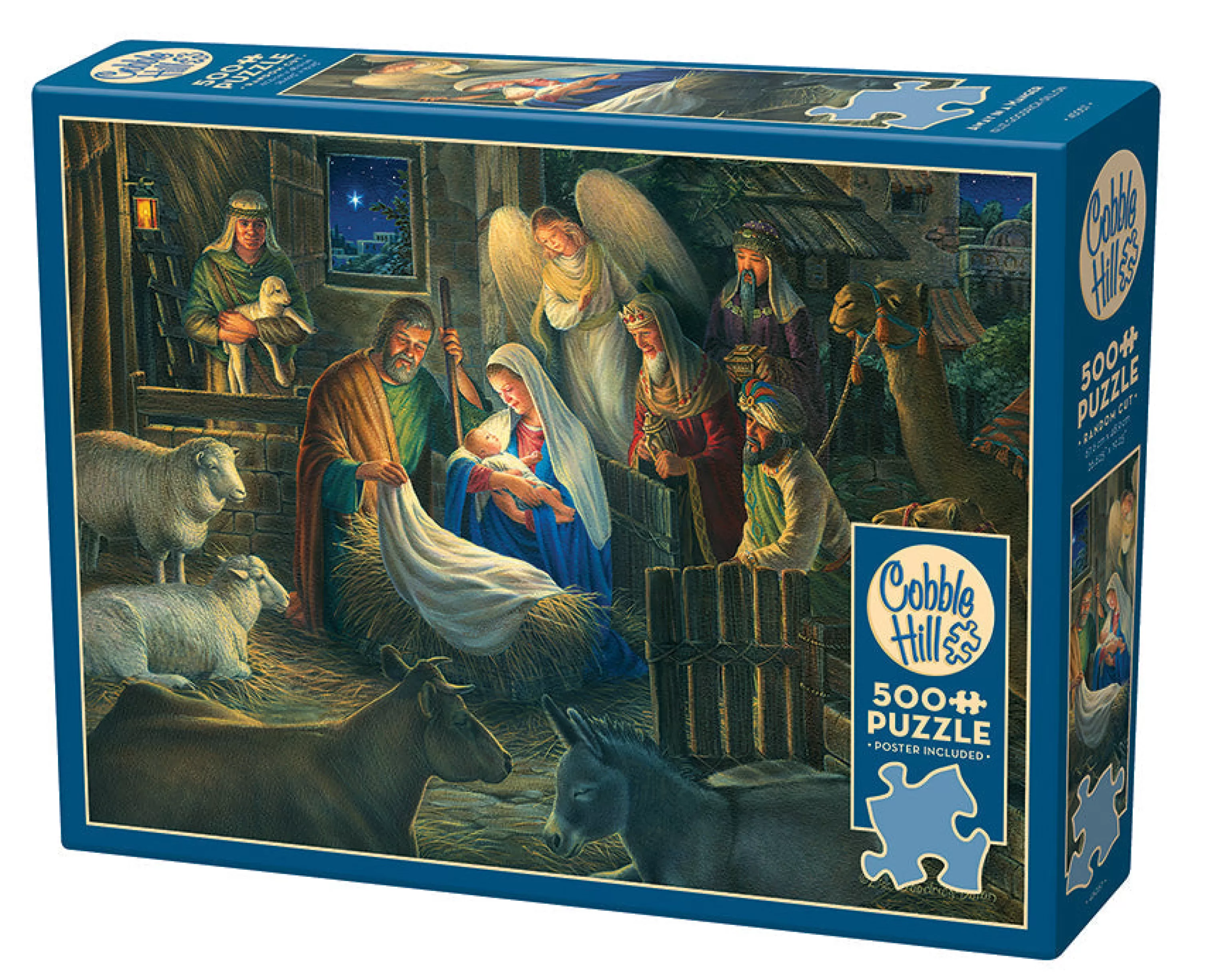 Farm^Cobble Hill Puzzles Away In A Manger | 500 Piece