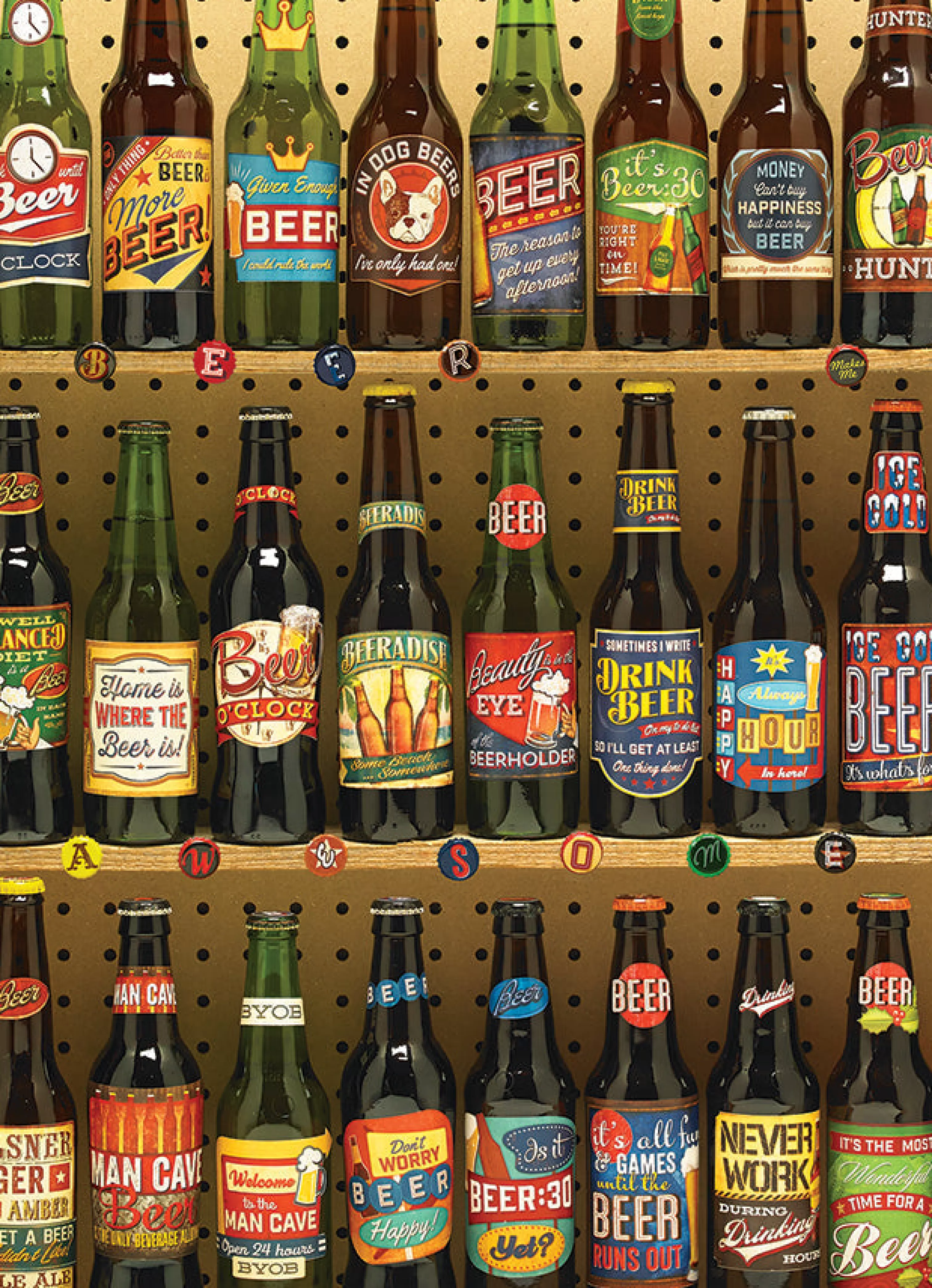 Truly Original Puzzles (Top)^Cobble Hill Puzzles Beer Collection | 1000 Piece