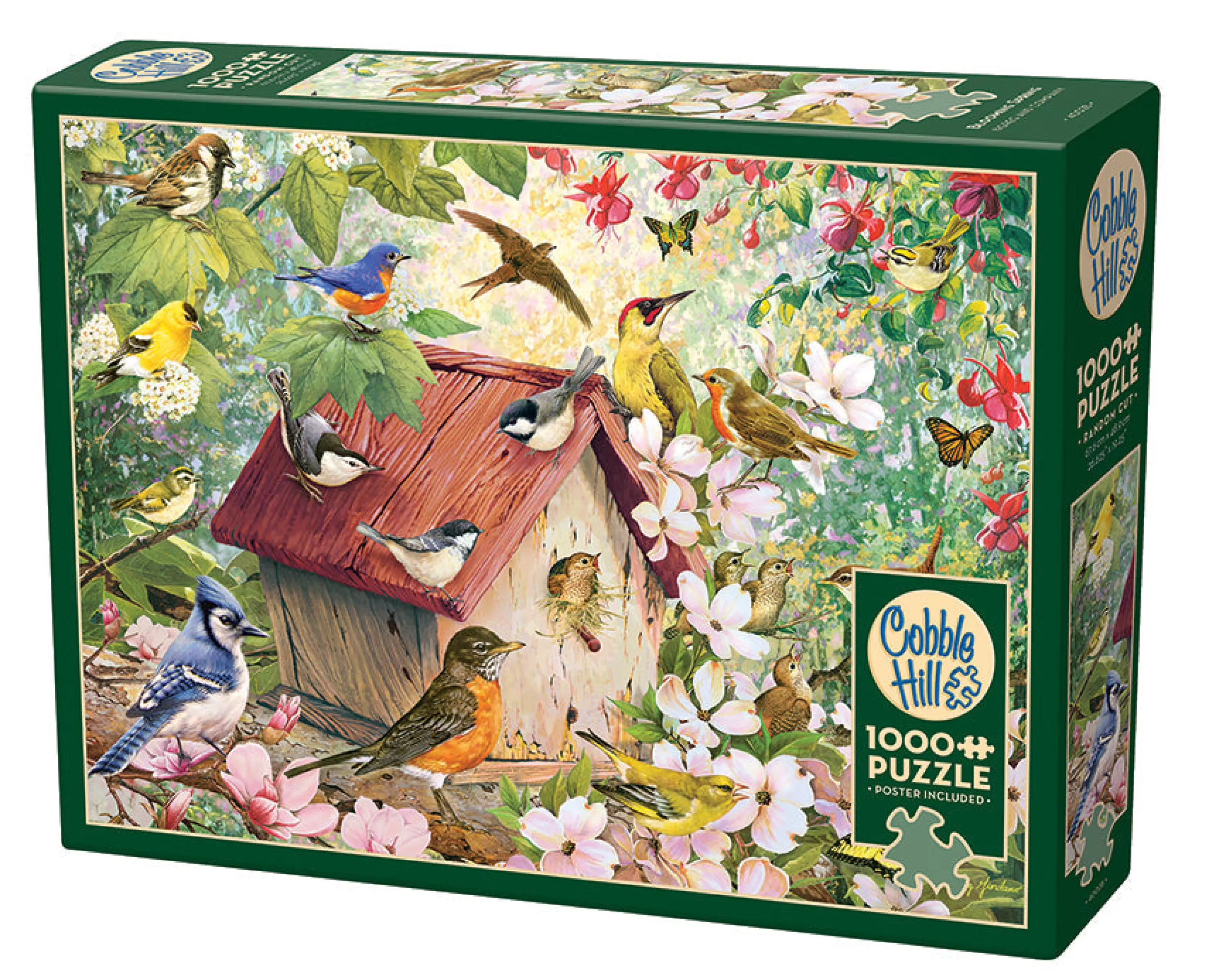 Flowers | Gardens^Cobble Hill Puzzles Blooming Spring | 1000 Piece