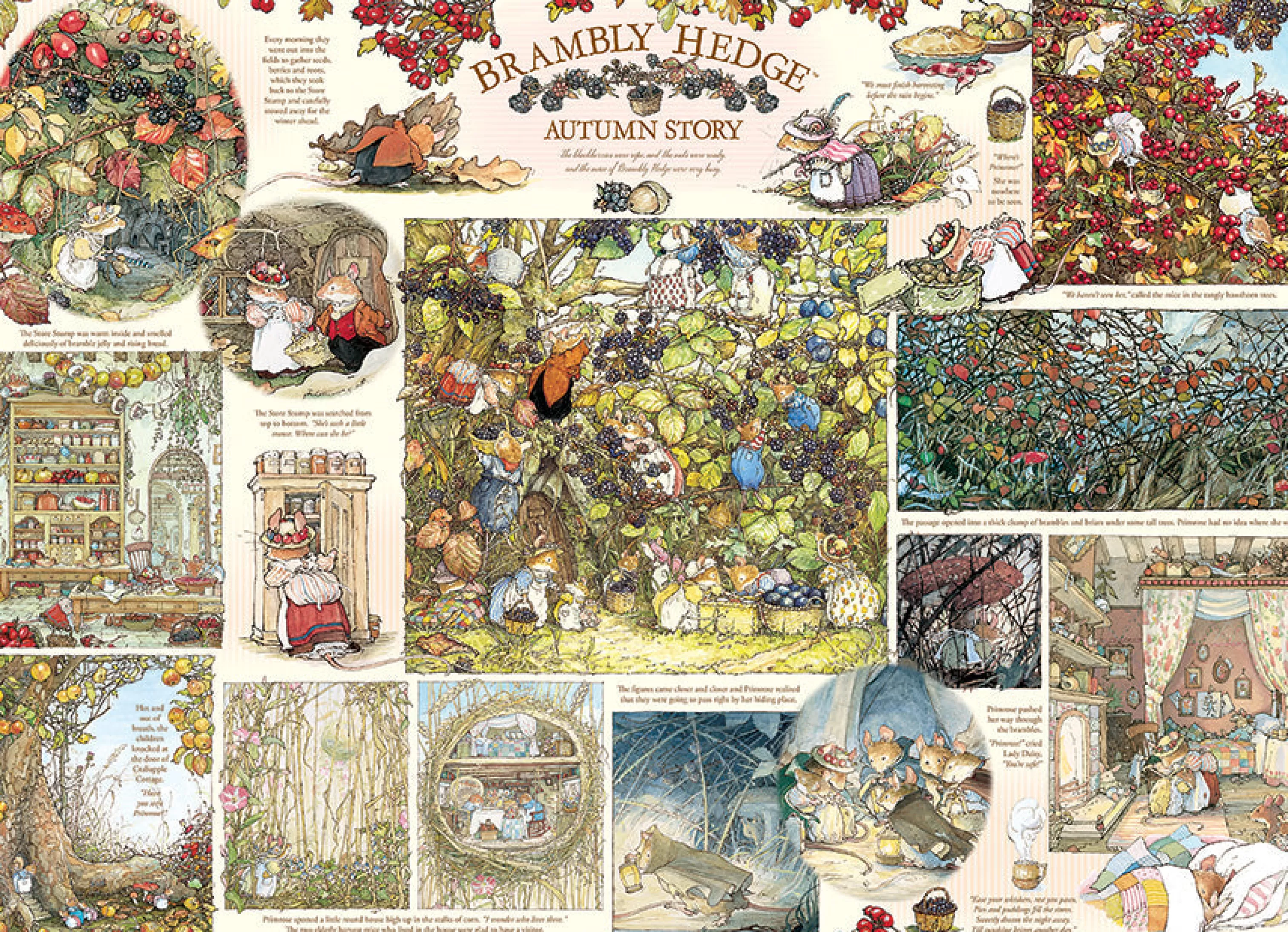 Nostalgia | Vintage^Cobble Hill Puzzles Brambly Hedge Autumn Story | 1000 Piece