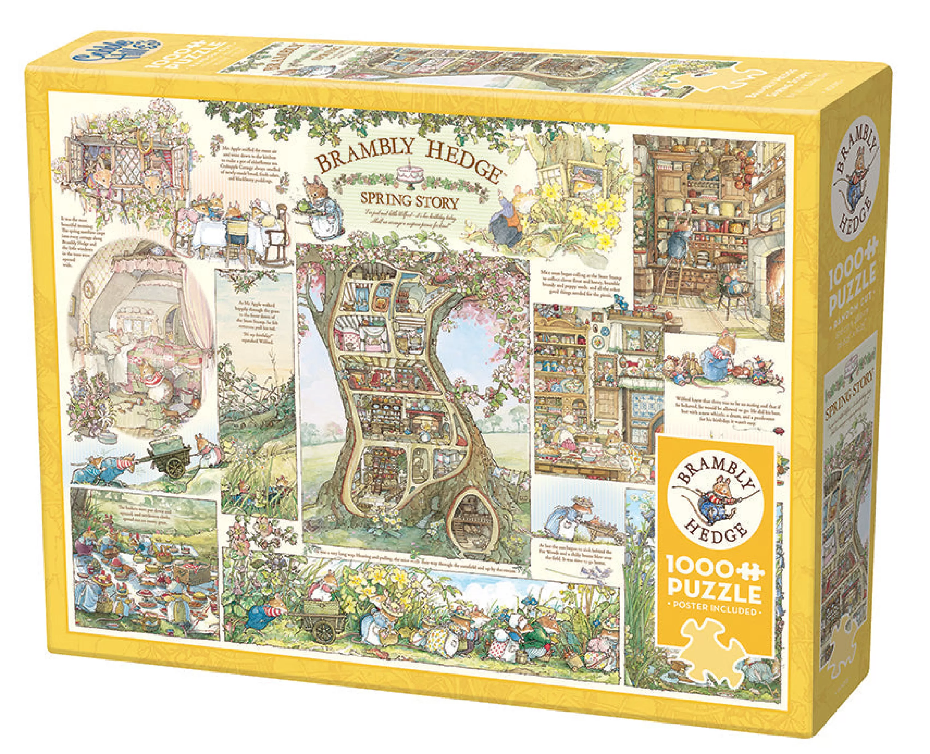 Nostalgia | Vintage^Cobble Hill Puzzles Brambly Hedge Spring Story | 1000 Piece