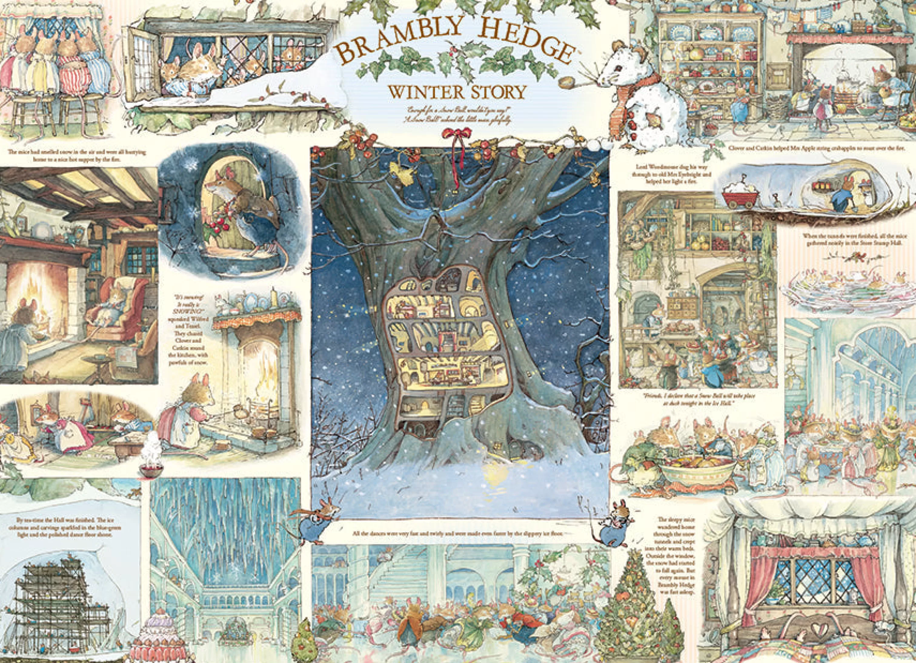 Nostalgia | Vintage^Cobble Hill Puzzles Brambly Hedge Winter Story | 1000 Piece