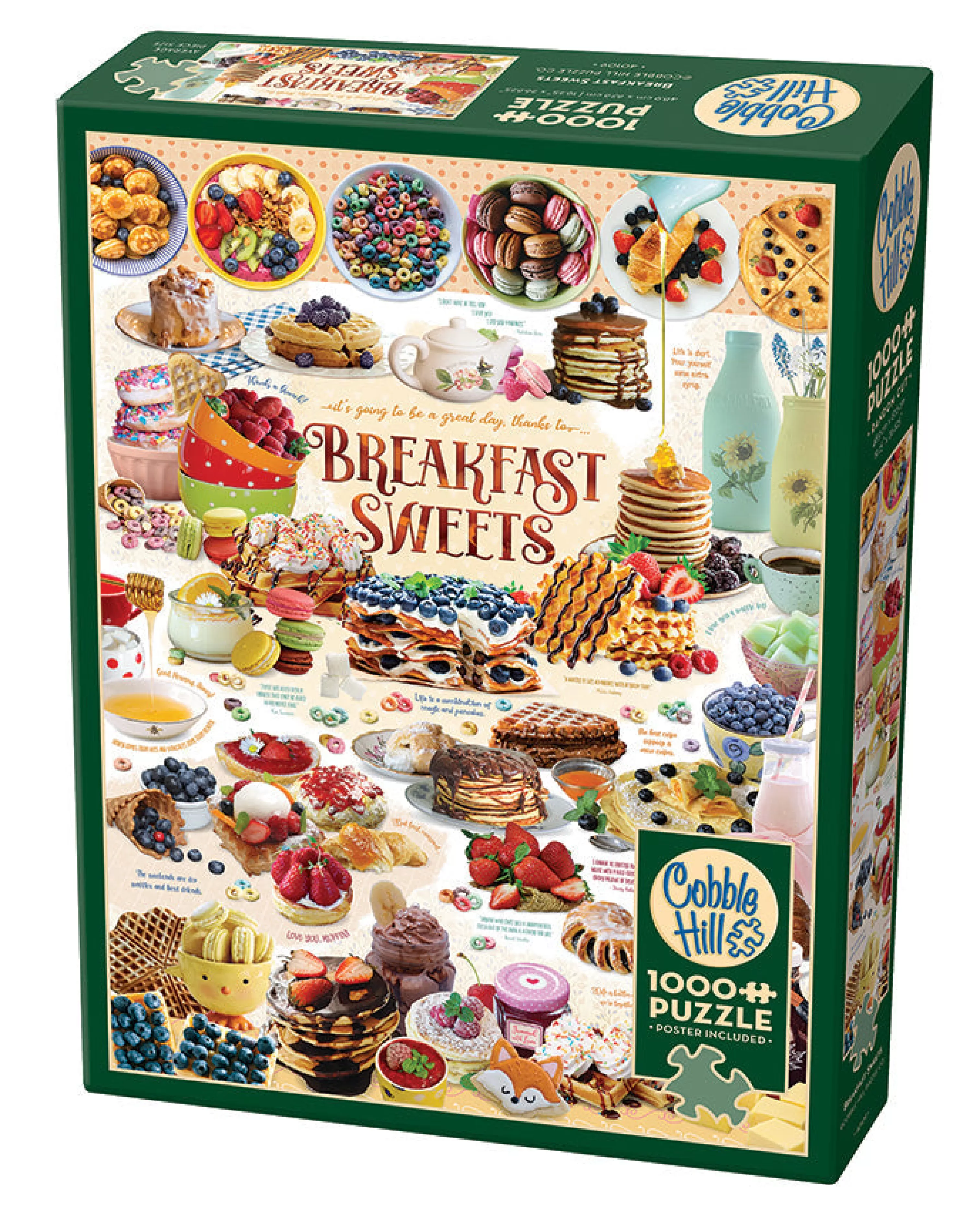 Truly Original Puzzles (Top)^Cobble Hill Puzzles Breakfast Sweets | 1000 Piece