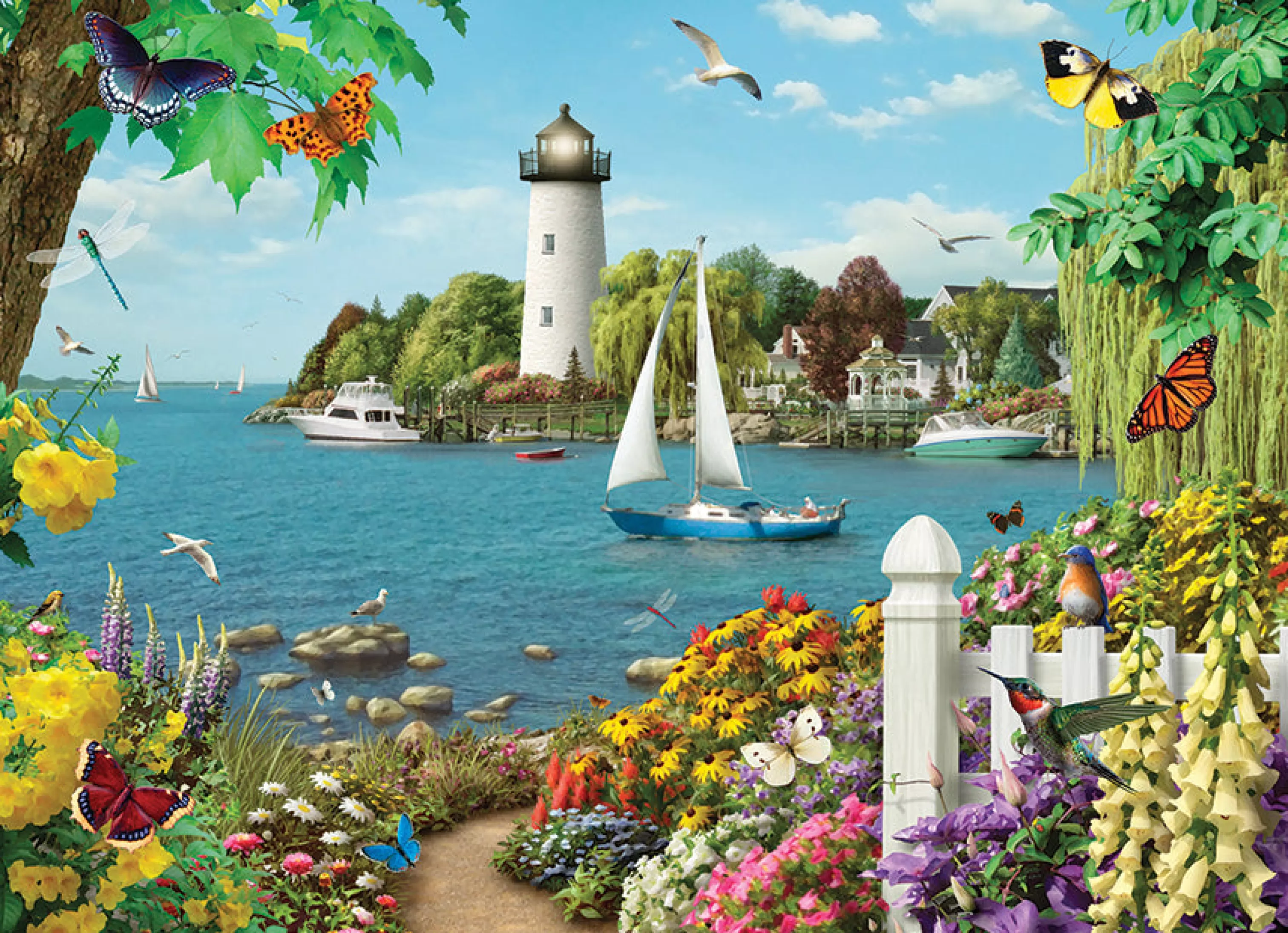 Flowers | Gardens^Cobble Hill Puzzles By The Bay | 500 Piece