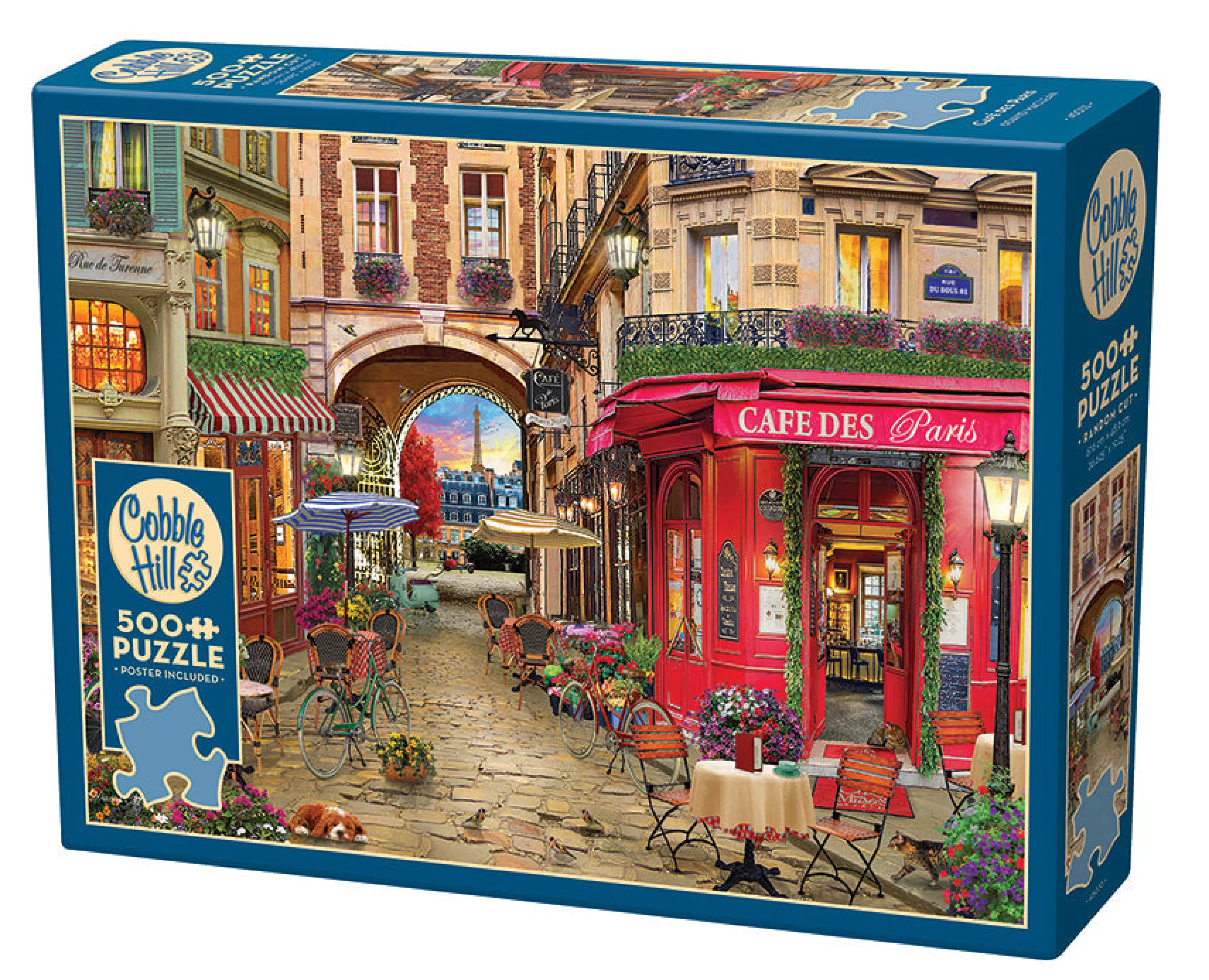 Townscape^Cobble Hill Puzzles Cafe Des Paris | 500 Piece