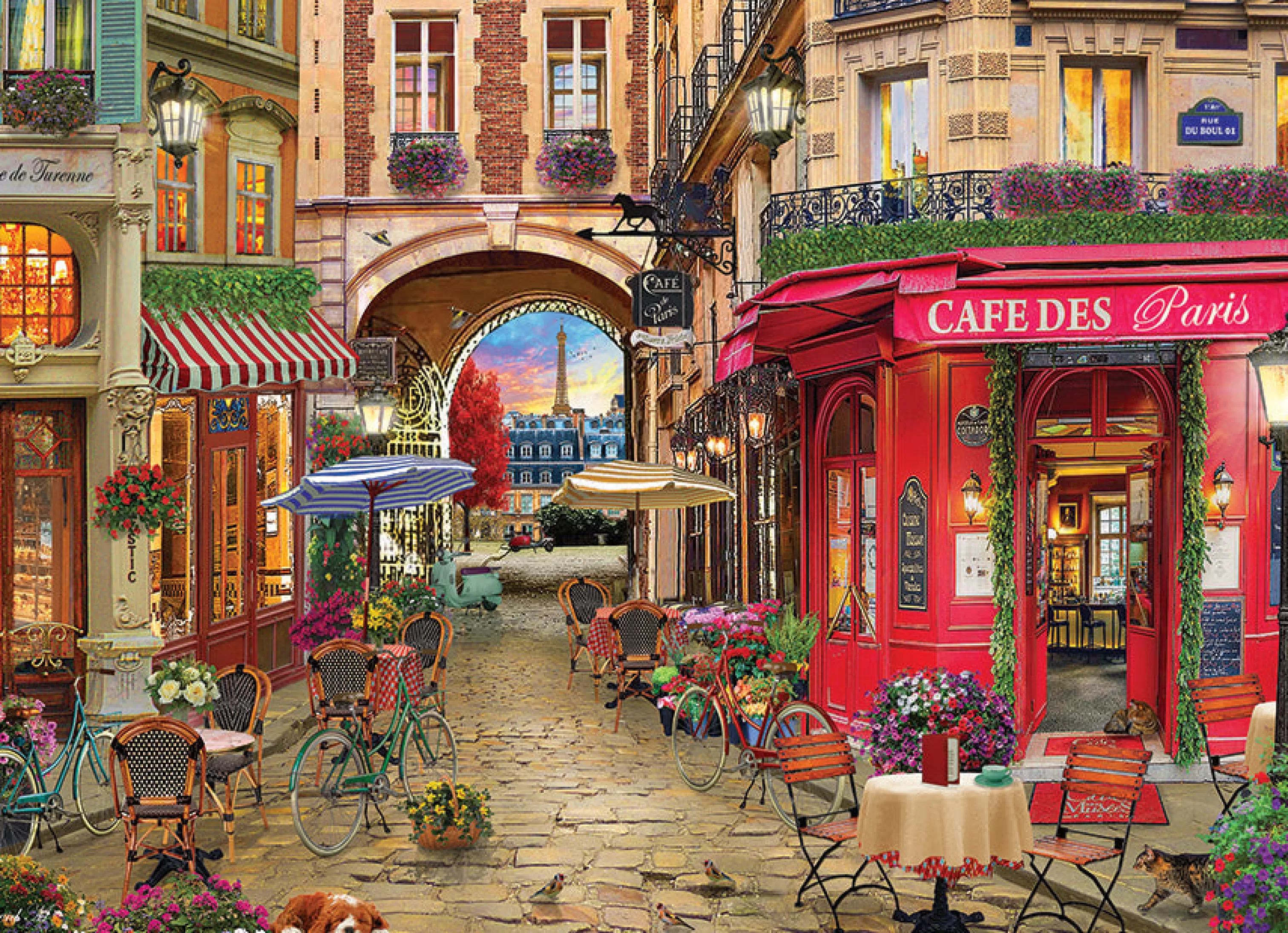 Townscape^Cobble Hill Puzzles Cafe Des Paris | 500 Piece