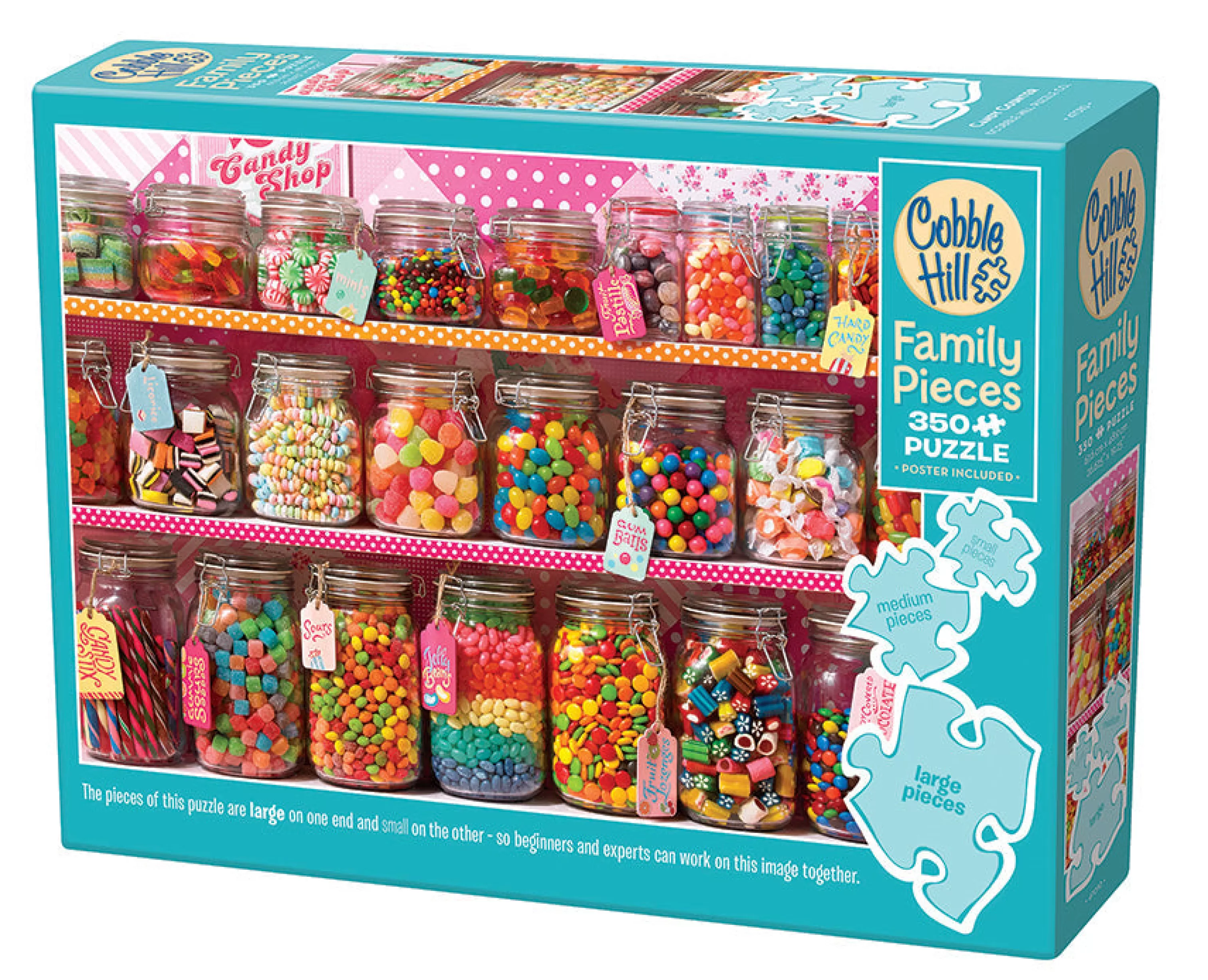 No Calories Puzzles^Cobble Hill Puzzles Candy Counter (Family) | Family Pieces 350