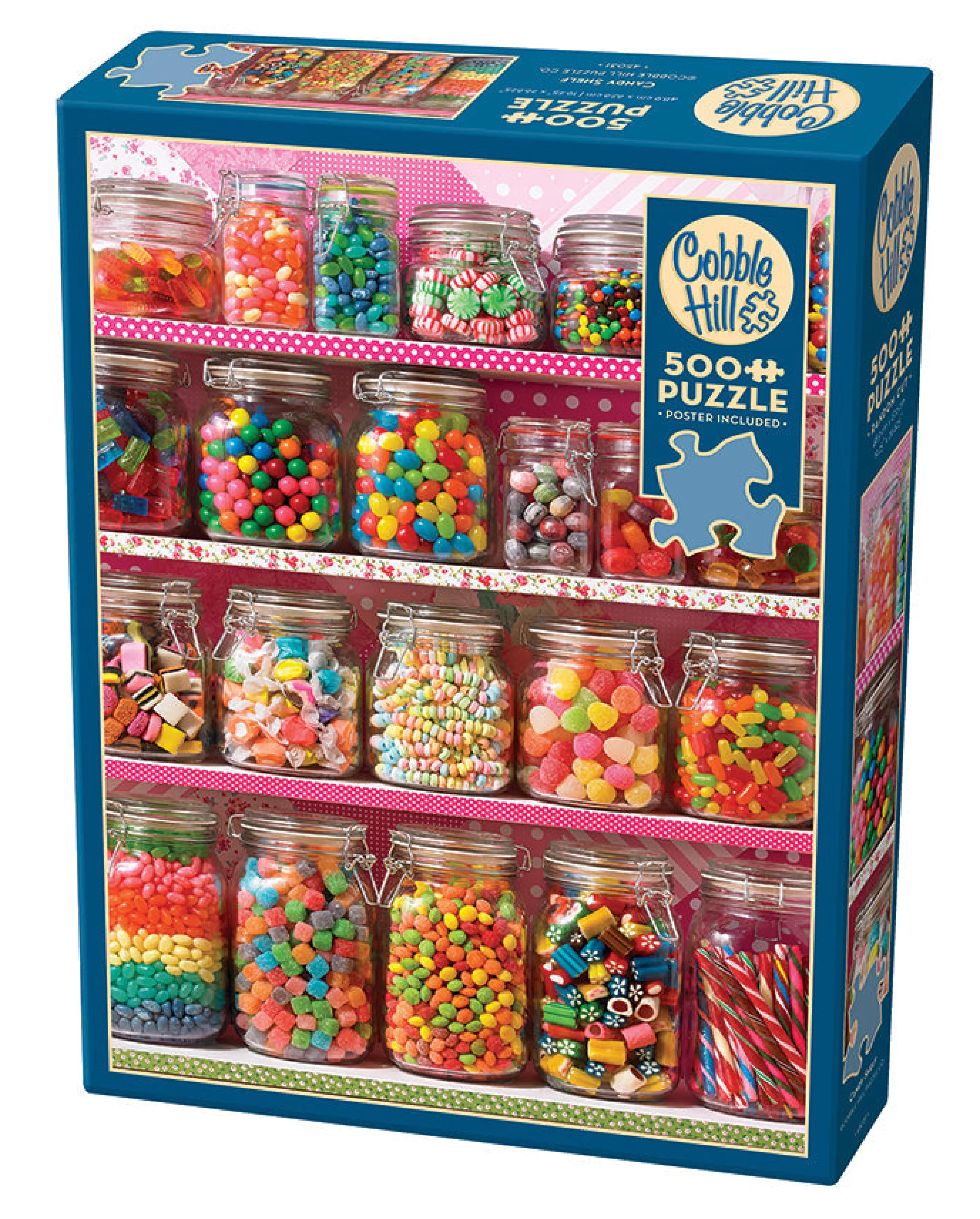 Truly Original Puzzles (Top)^Cobble Hill Puzzles Candy Shelf | 500 Piece