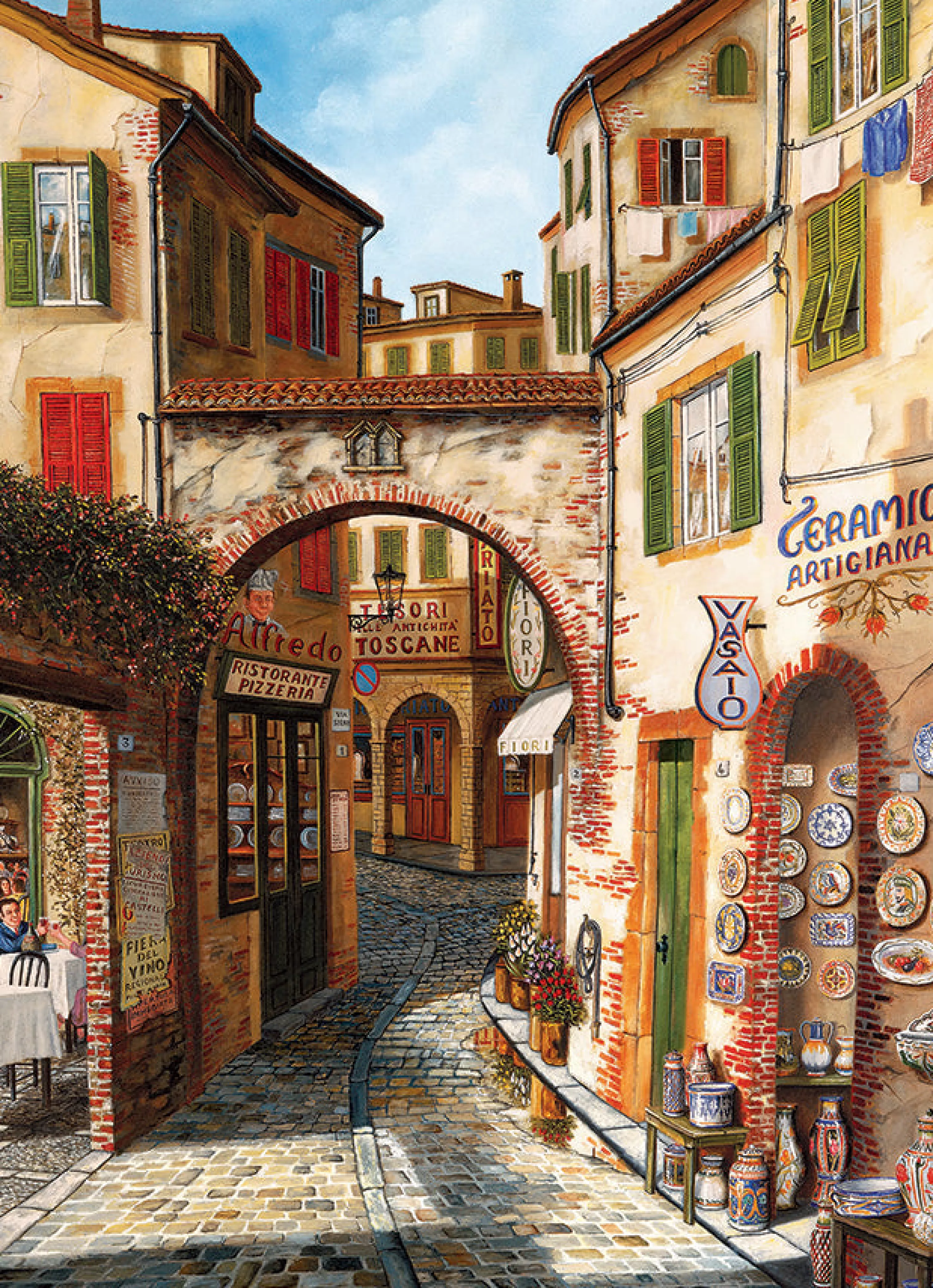 Countryscape^Cobble Hill Puzzles Ceramica | 1000 Piece