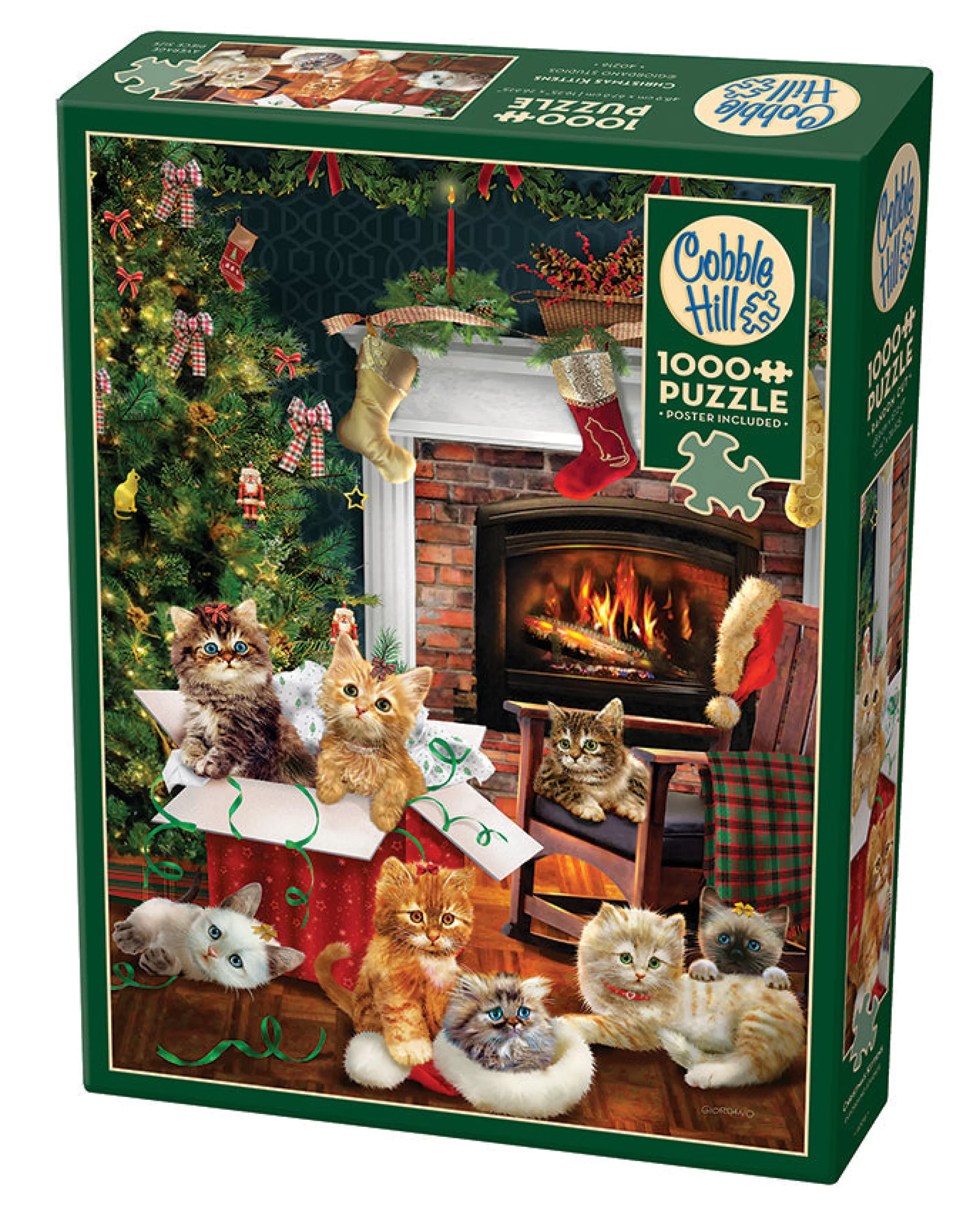 Cats^Cobble Hill Puzzles Christmas Kittens | 1000 Piece