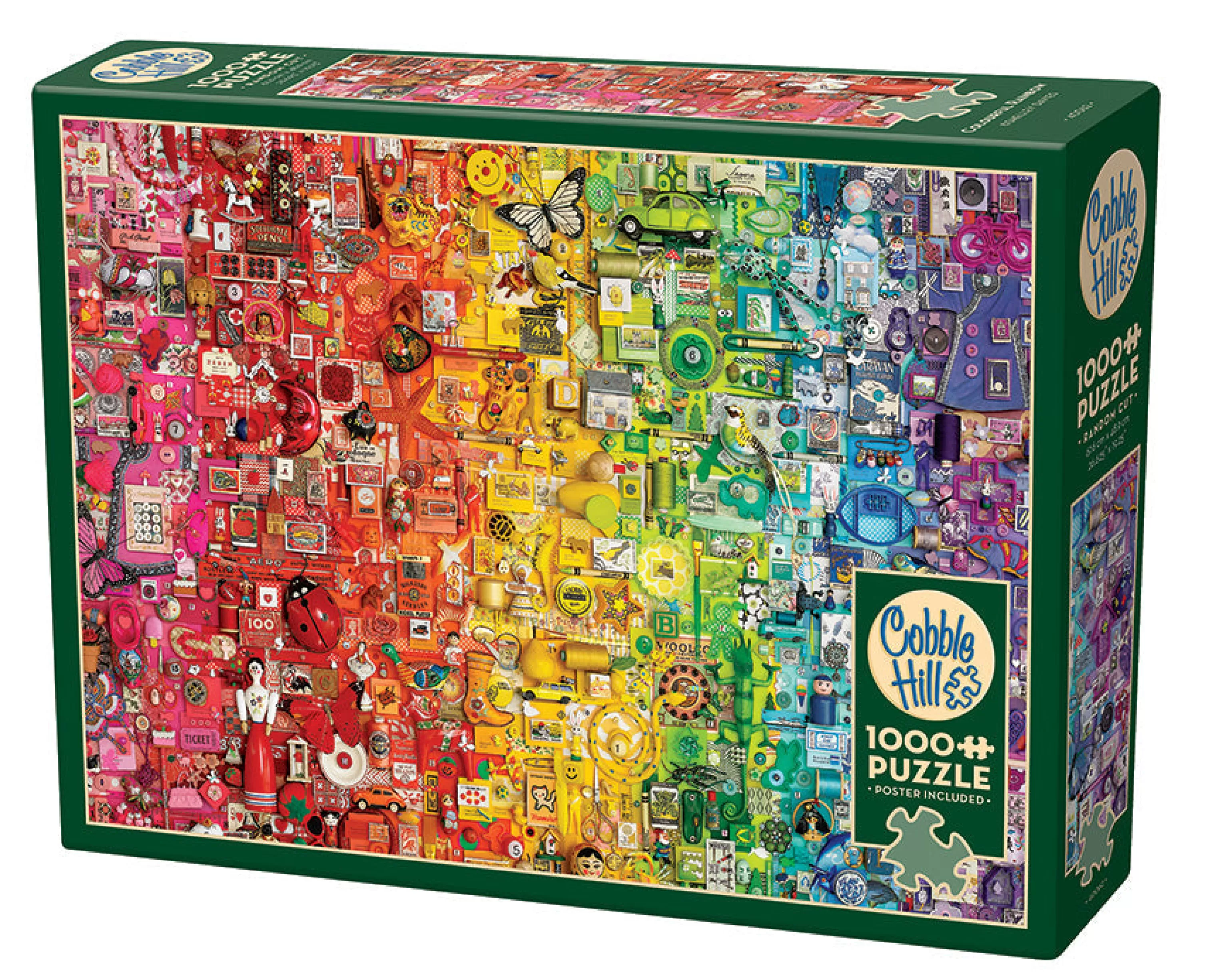 Rainbow Collection^Cobble Hill Puzzles Colourful Rainbow | 1000 Piece