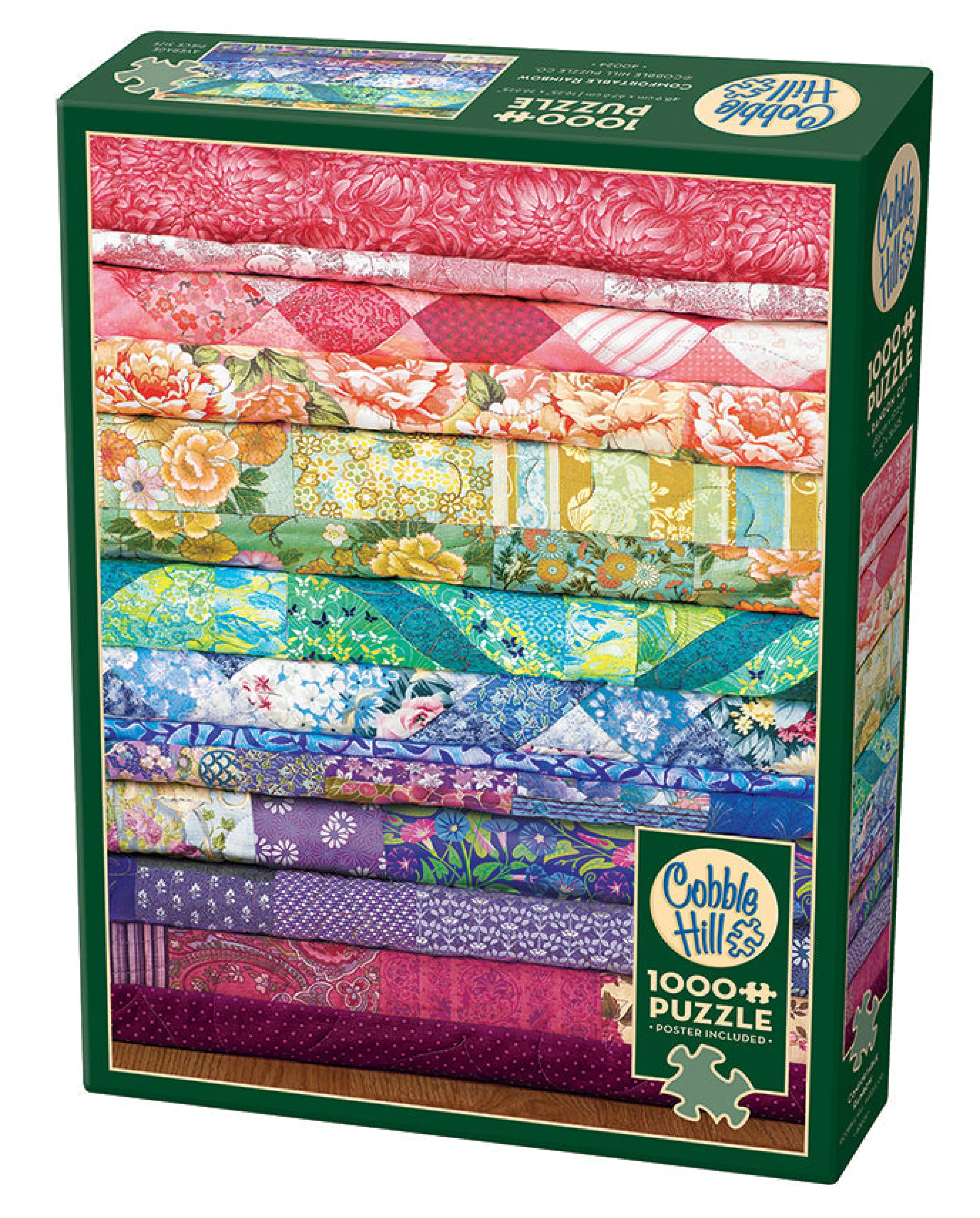 Sewing | Quilting^Cobble Hill Puzzles Comfortable Rainbow | 1000 Piece