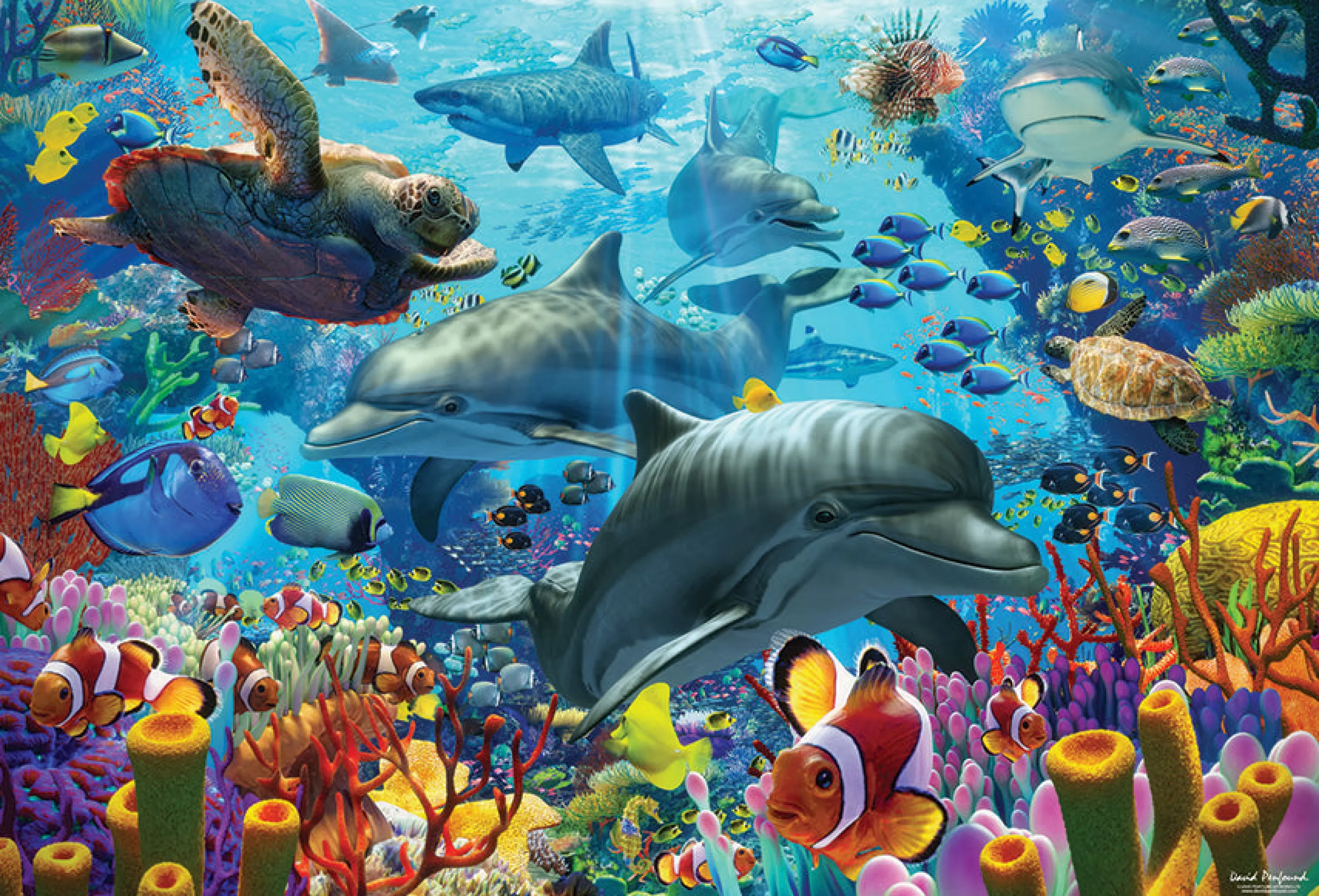 Aquatic^Cobble Hill Puzzles Coral Sea | 2000 Piece