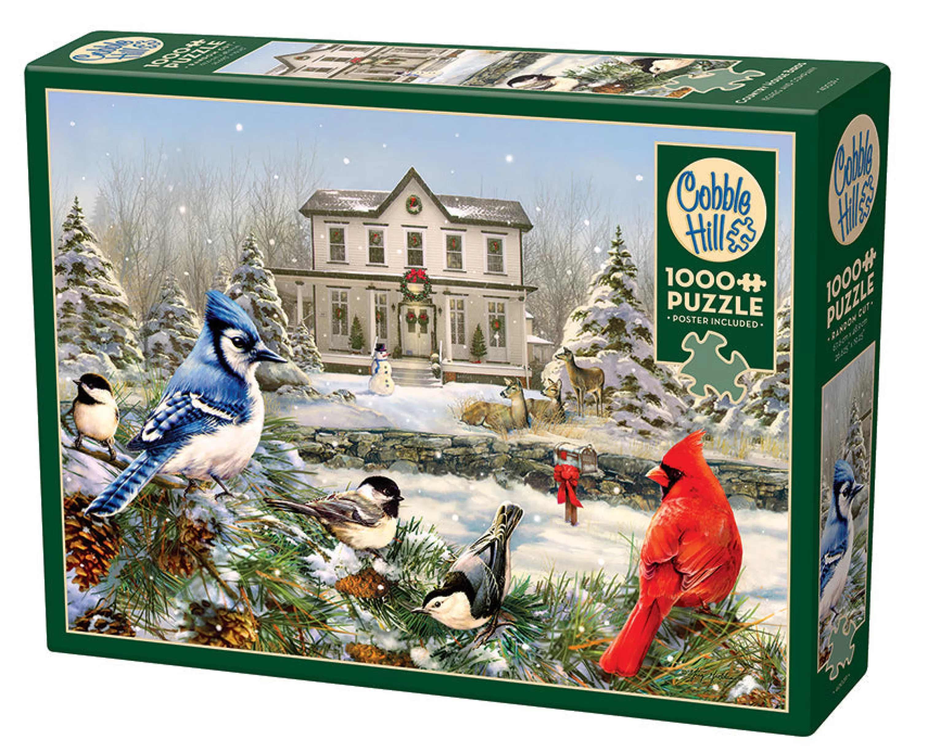 Countryscape^Cobble Hill Puzzles Country House Birds | 1000 Piece