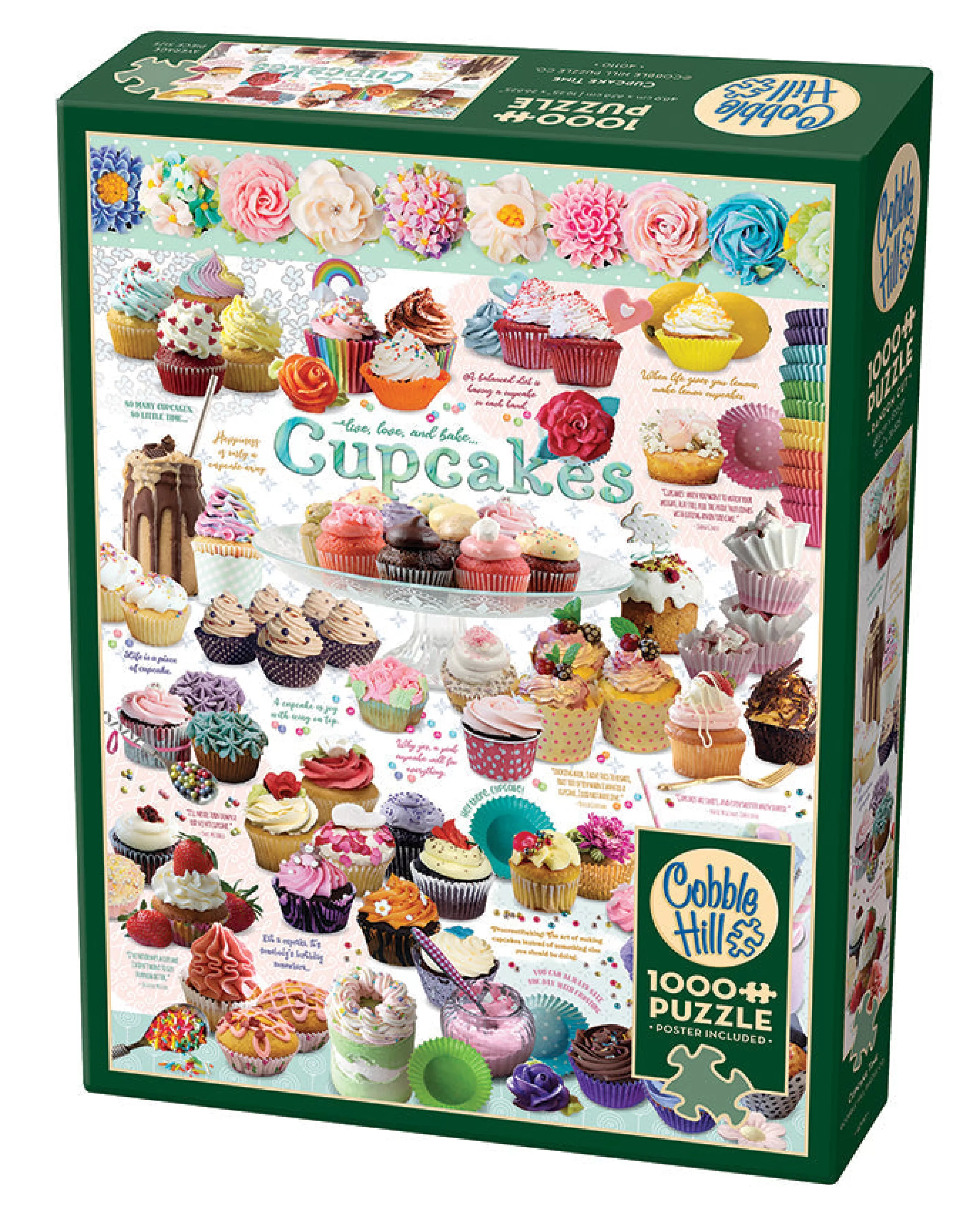 Truly Original Puzzles (Top)^Cobble Hill Puzzles Cupcake Time | 1000 Piece