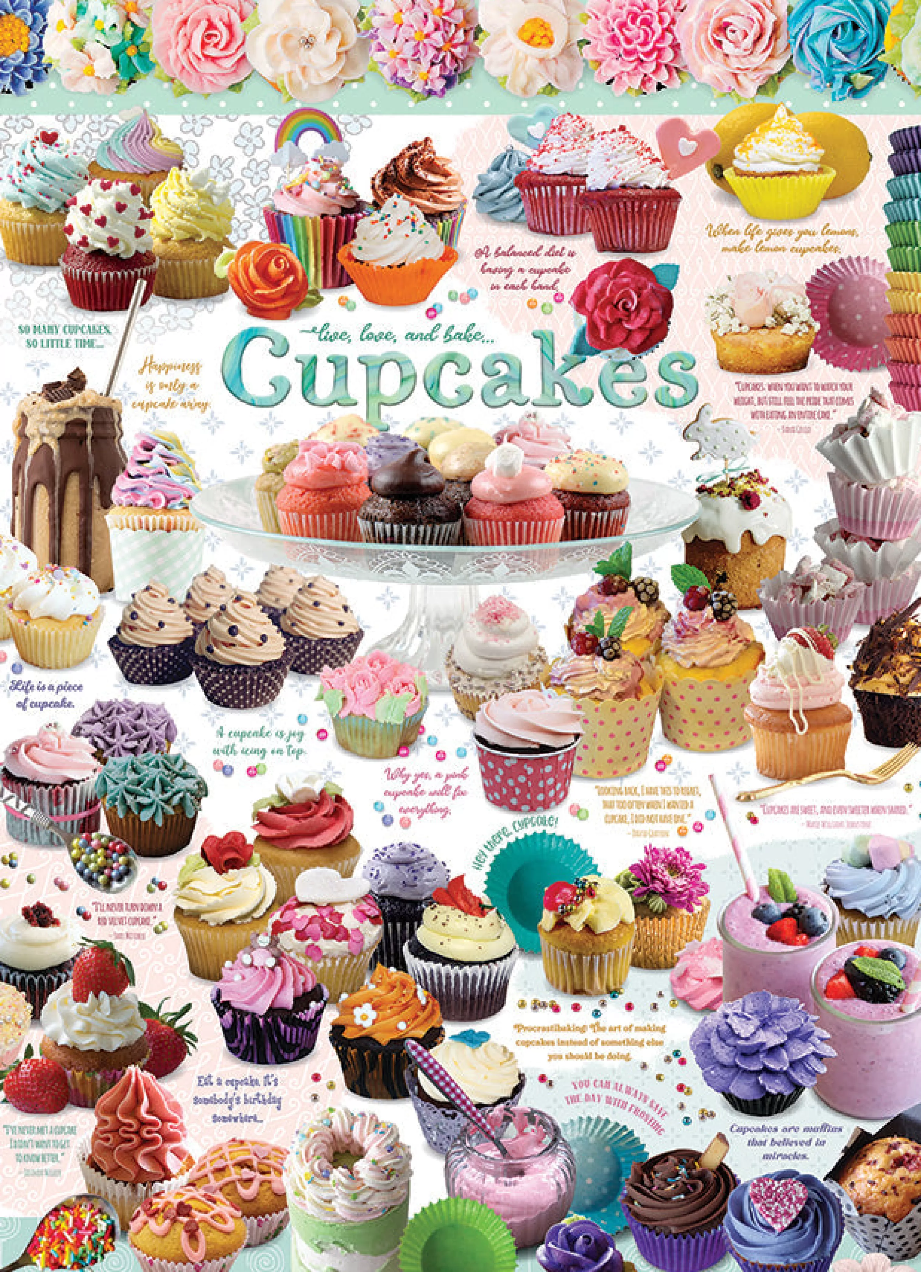 Truly Original Puzzles (Top)^Cobble Hill Puzzles Cupcake Time | 1000 Piece