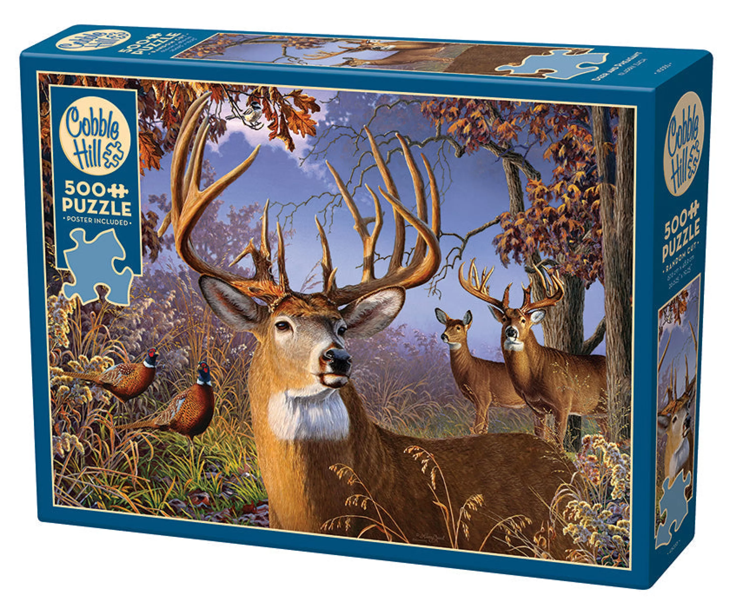 Wildlife^Cobble Hill Puzzles Deer And Pheasant | 500 Piece