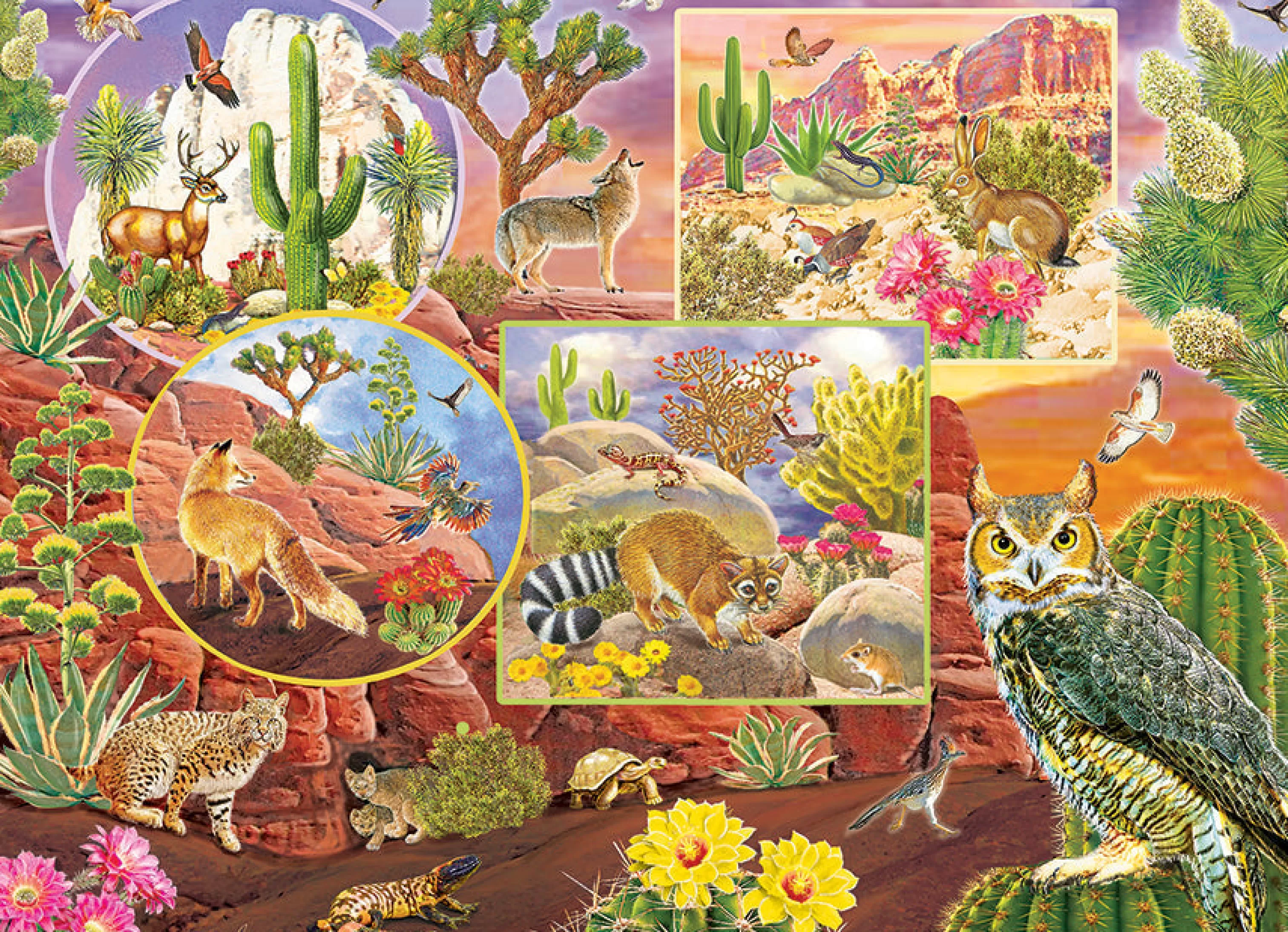 Wildlife^Cobble Hill Puzzles Desert Magic (Family) | Family Pieces 350