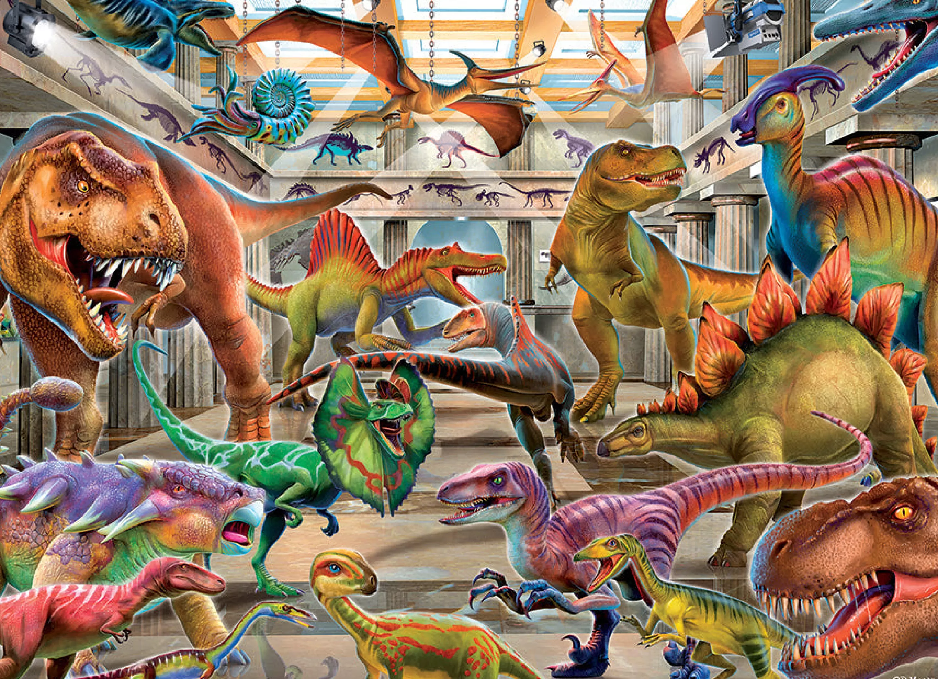 Wildlife^Cobble Hill Puzzles Dino Museum | 1000 Piece