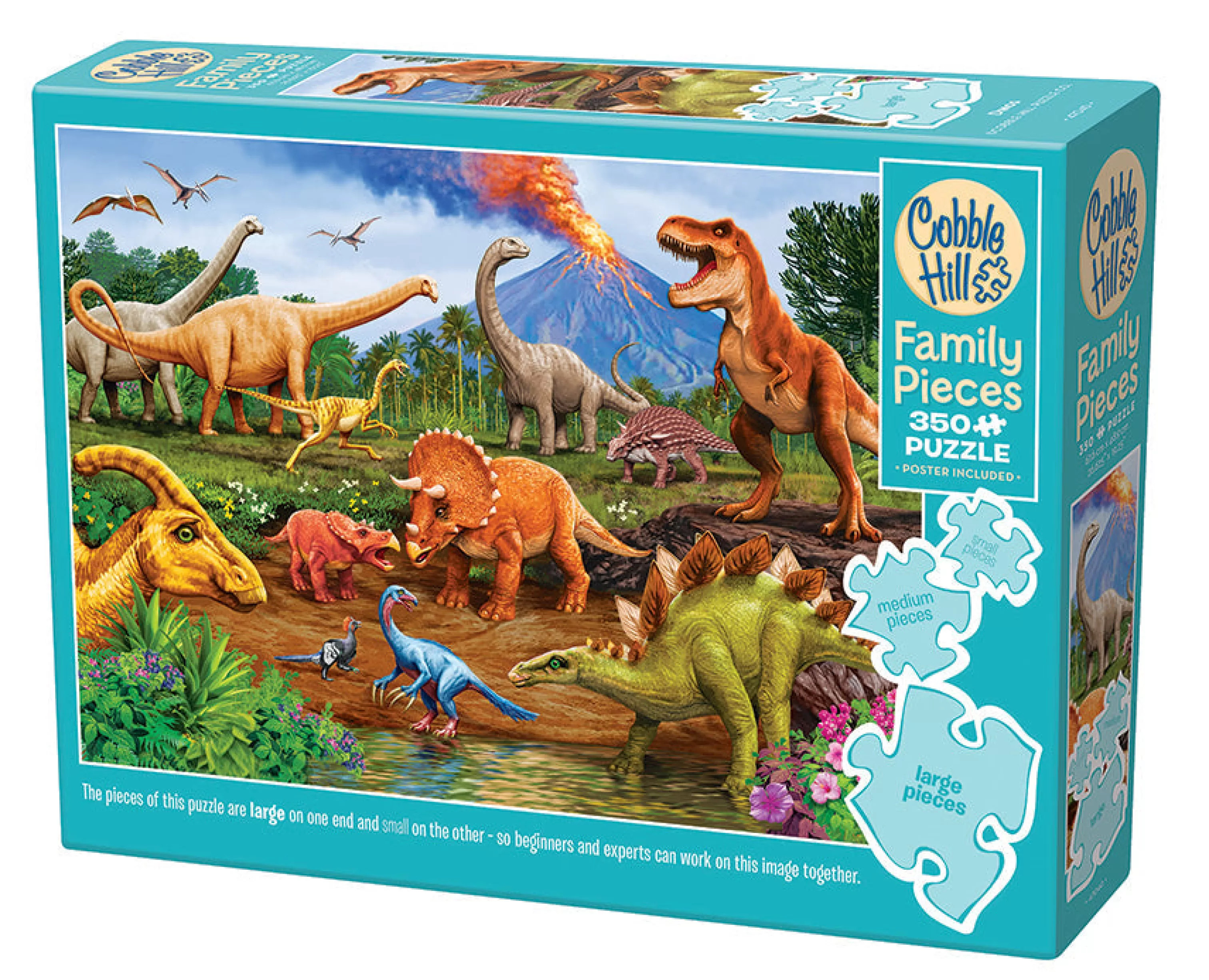 Wildlife^Cobble Hill Puzzles Dinos (Family) | Family Pieces 350