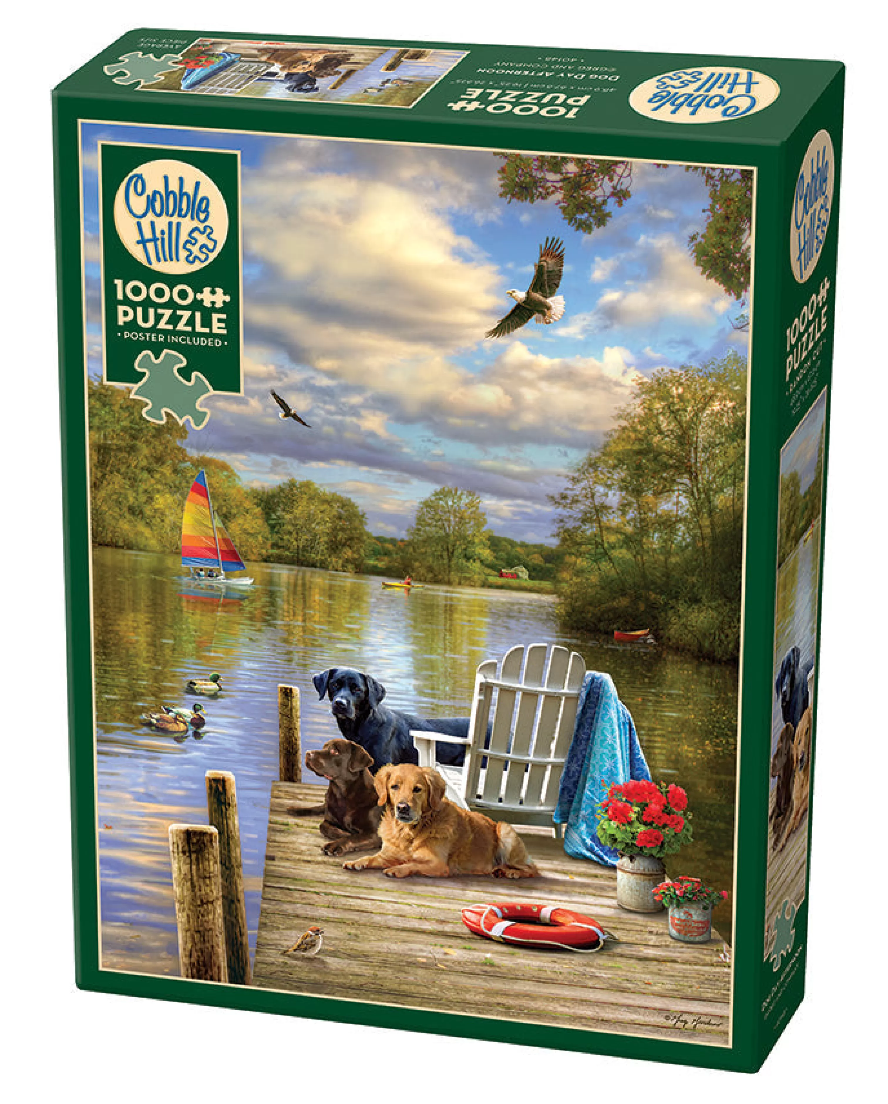 Waterscape^Cobble Hill Puzzles Dog Day Afternoon | 1000 Piece