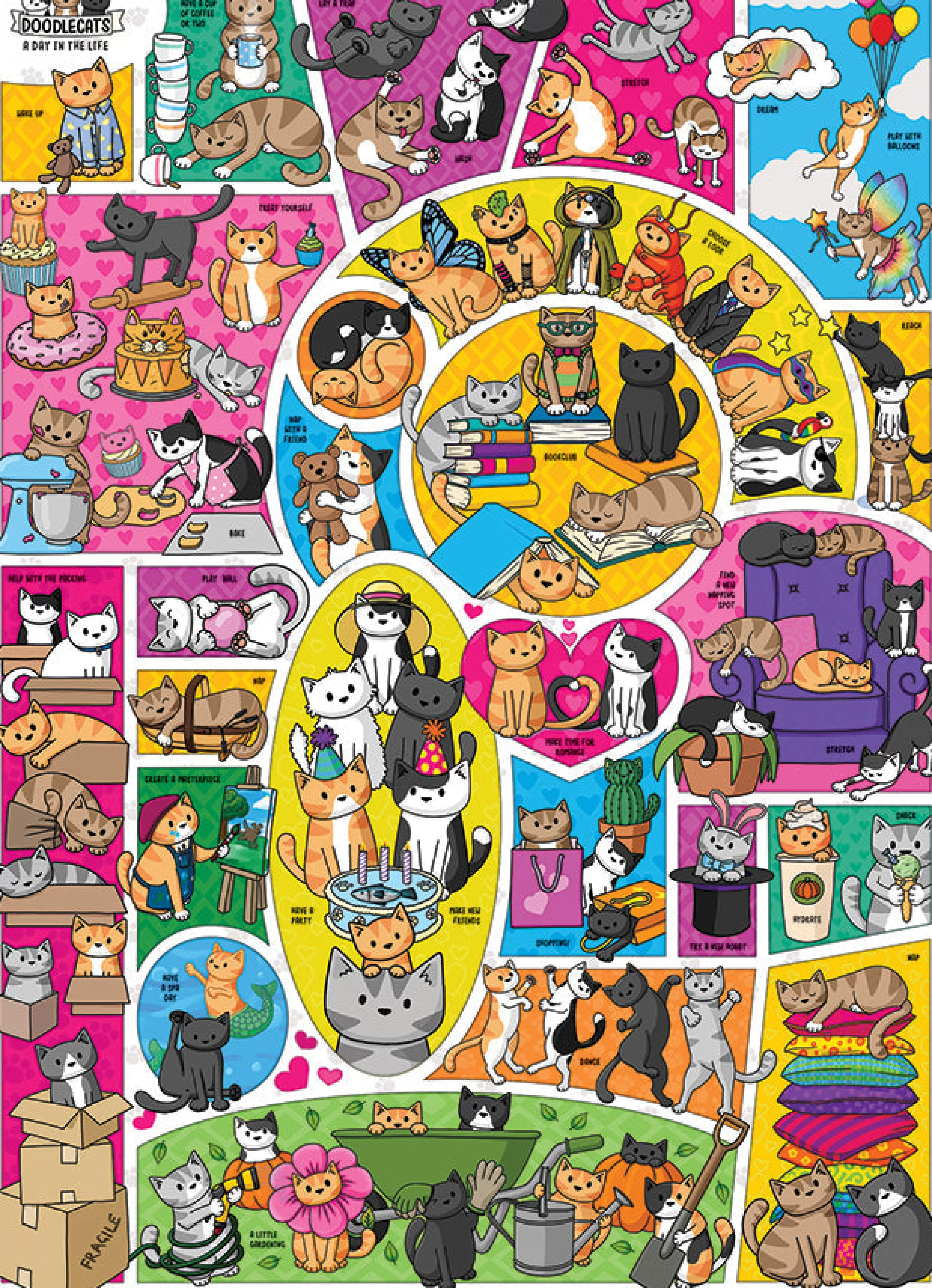 Cartoon^Cobble Hill Puzzles Doodlecats | 1000 Piece