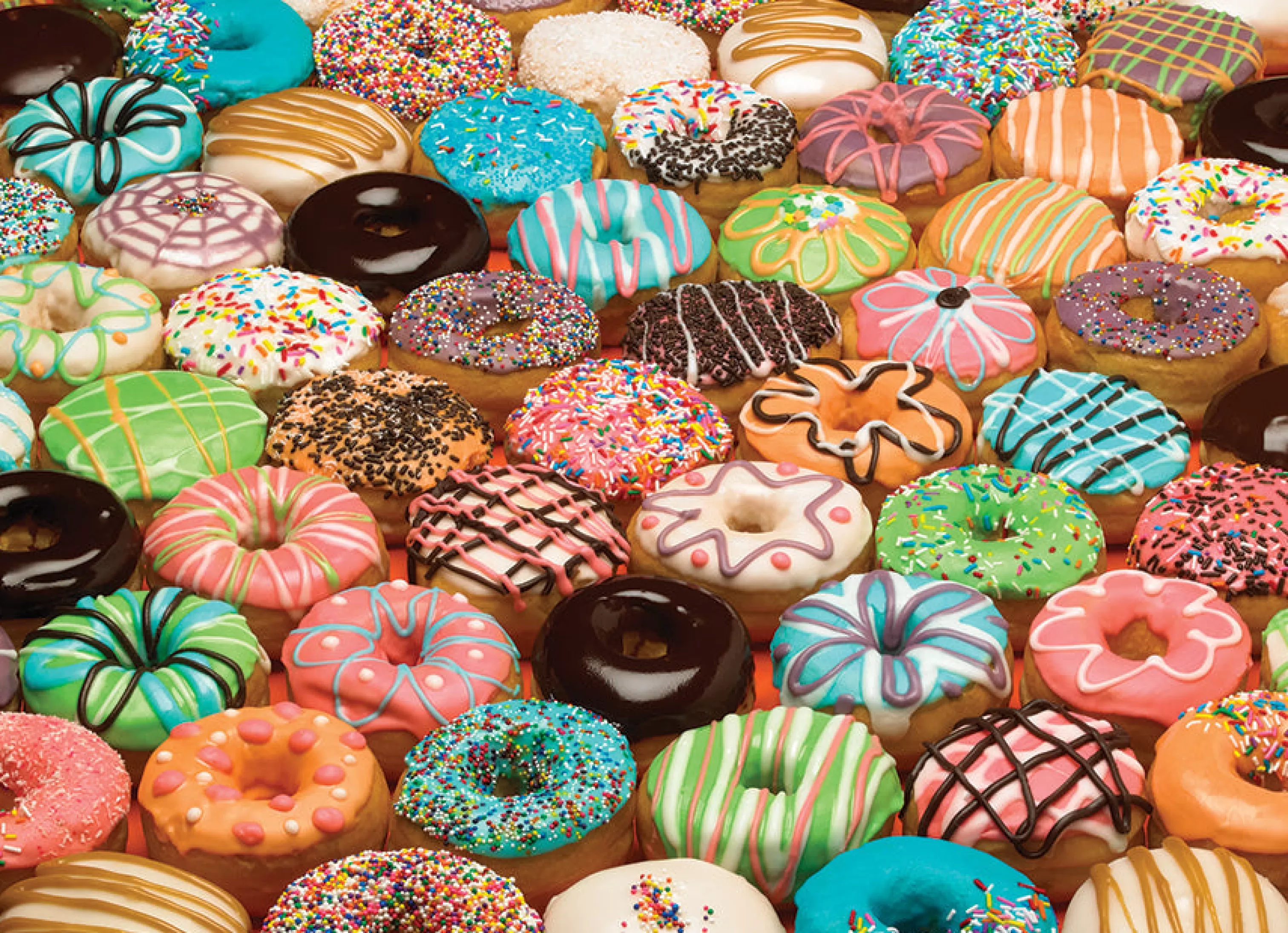 Truly Original Puzzles (Top)^Cobble Hill Puzzles Doughnuts | 1000 Piece