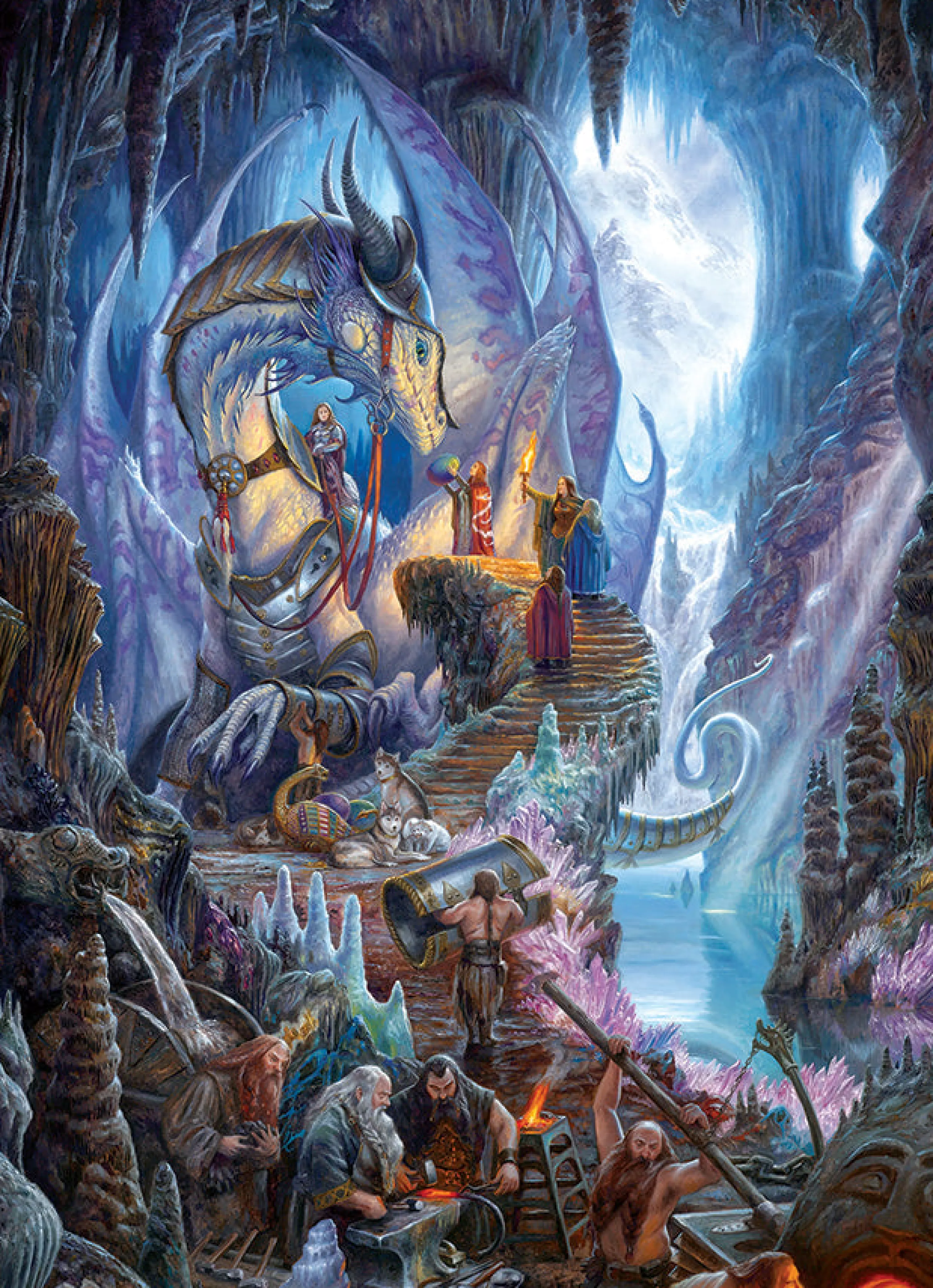 Fantasy^Cobble Hill Puzzles Dragonforge | 1000 Piece