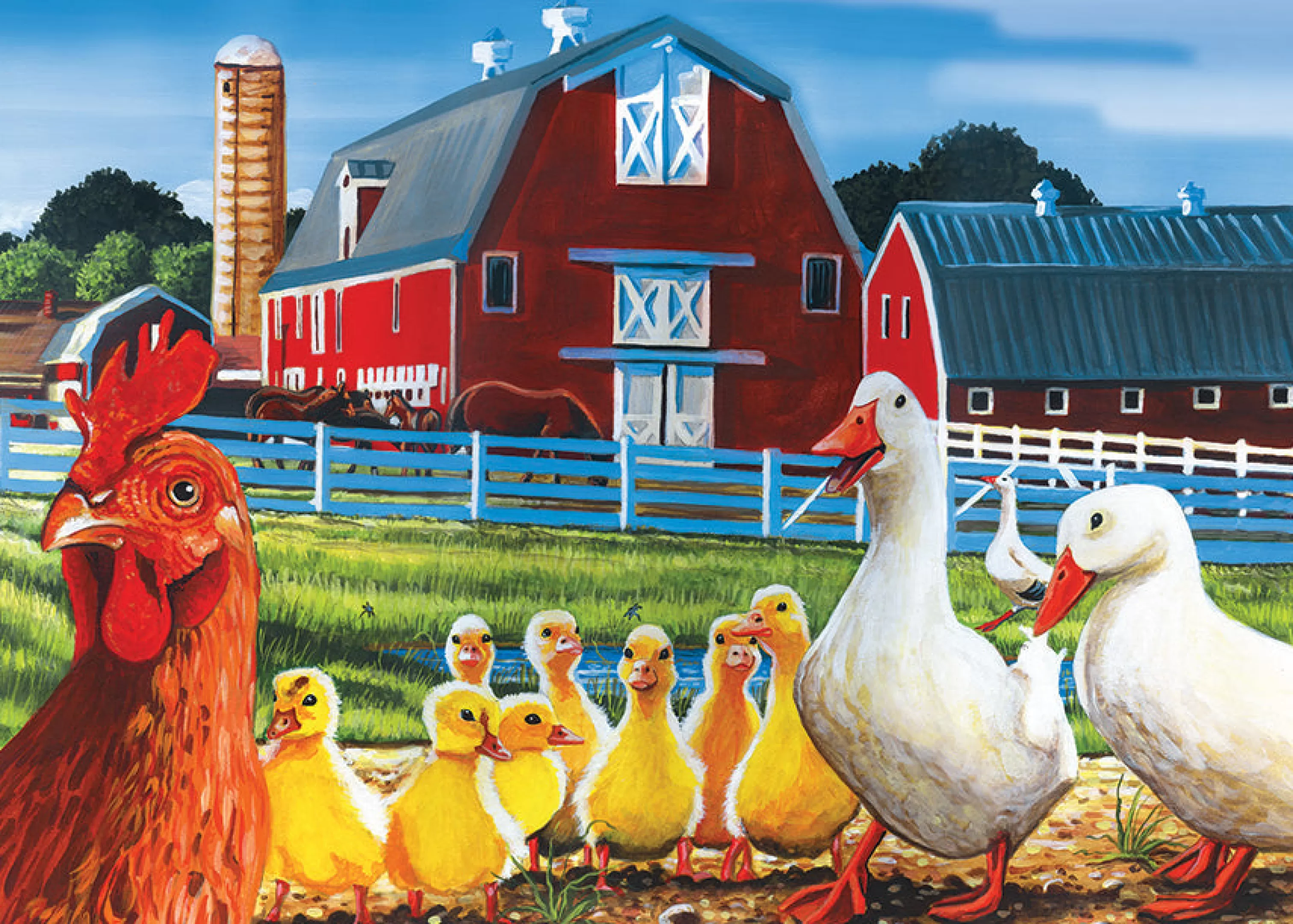 Birds^Cobble Hill Puzzles Dwight'S Ducks (Tray) | 35 Piece Tray