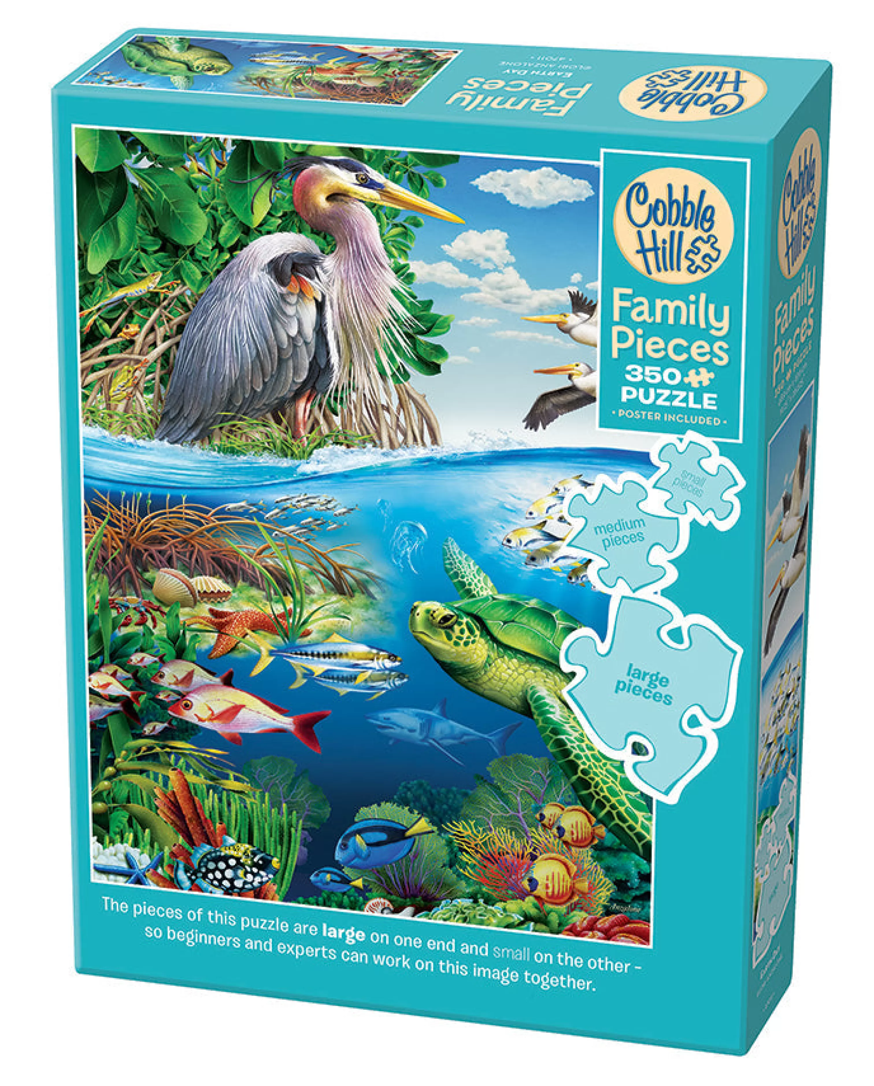 Birds^Cobble Hill Puzzles Earth Day (Family) | Family Pieces 350