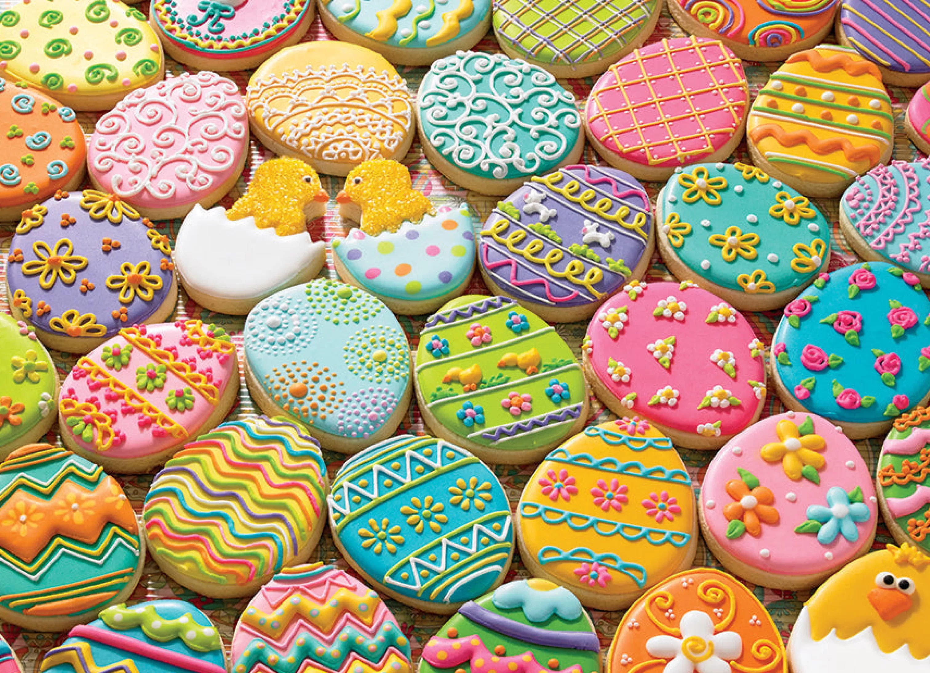 No Calories Puzzles^Cobble Hill Puzzles Easter Cookies | 500 Piece