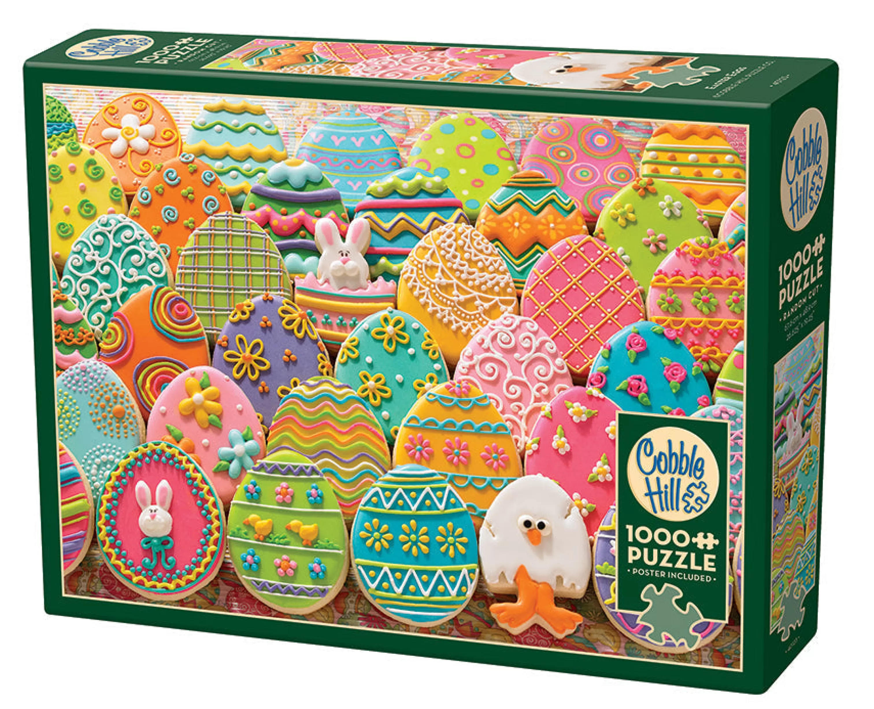 Truly Original Puzzles (Top)^Cobble Hill Puzzles Easter Eggs | 1000 Piece