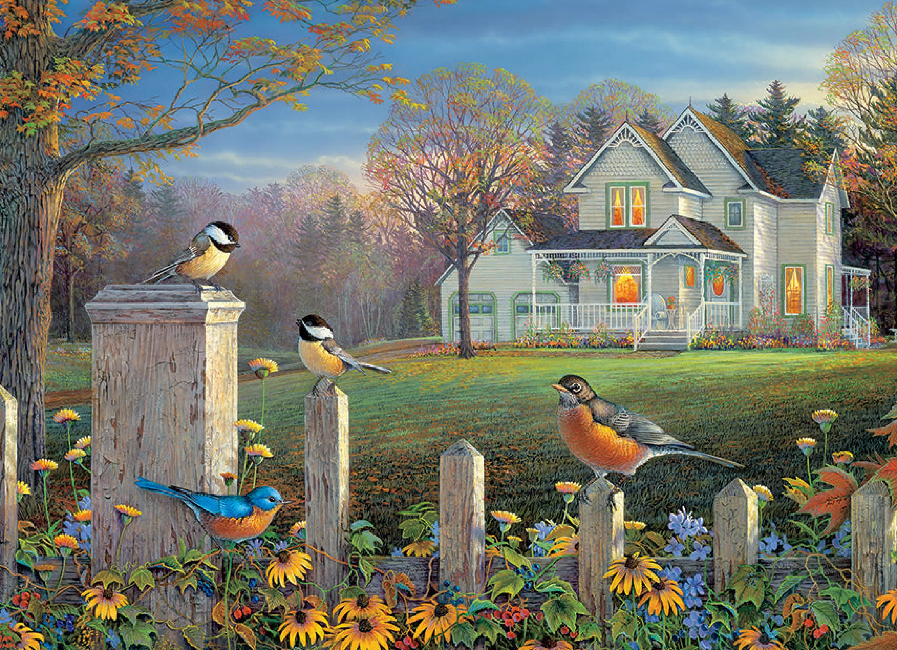 Countryscape^Cobble Hill Puzzles Evening Birds | 1000 Piece