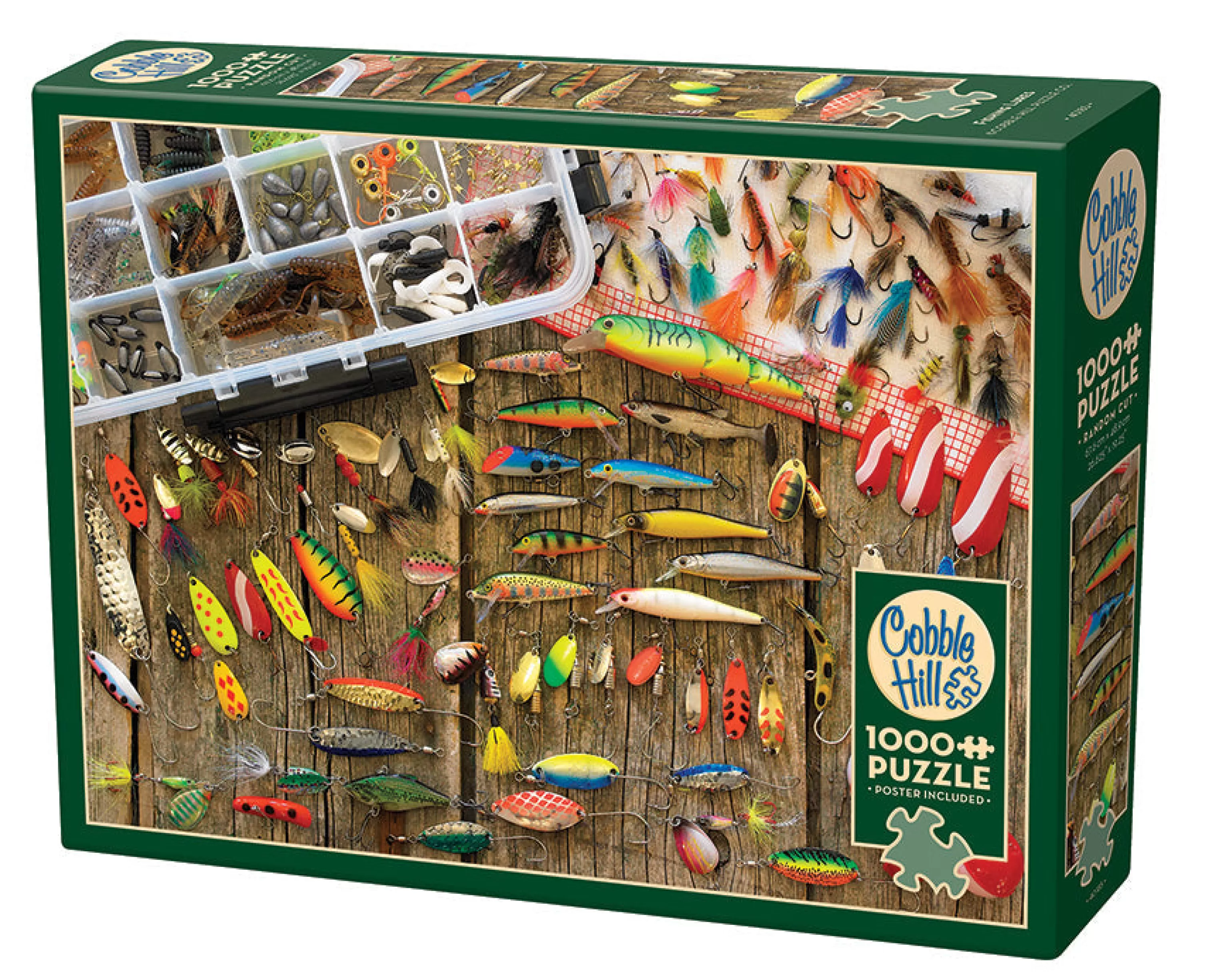 Truly Original Puzzles (Top)^Cobble Hill Puzzles Fishing Lures | 1000 Piece