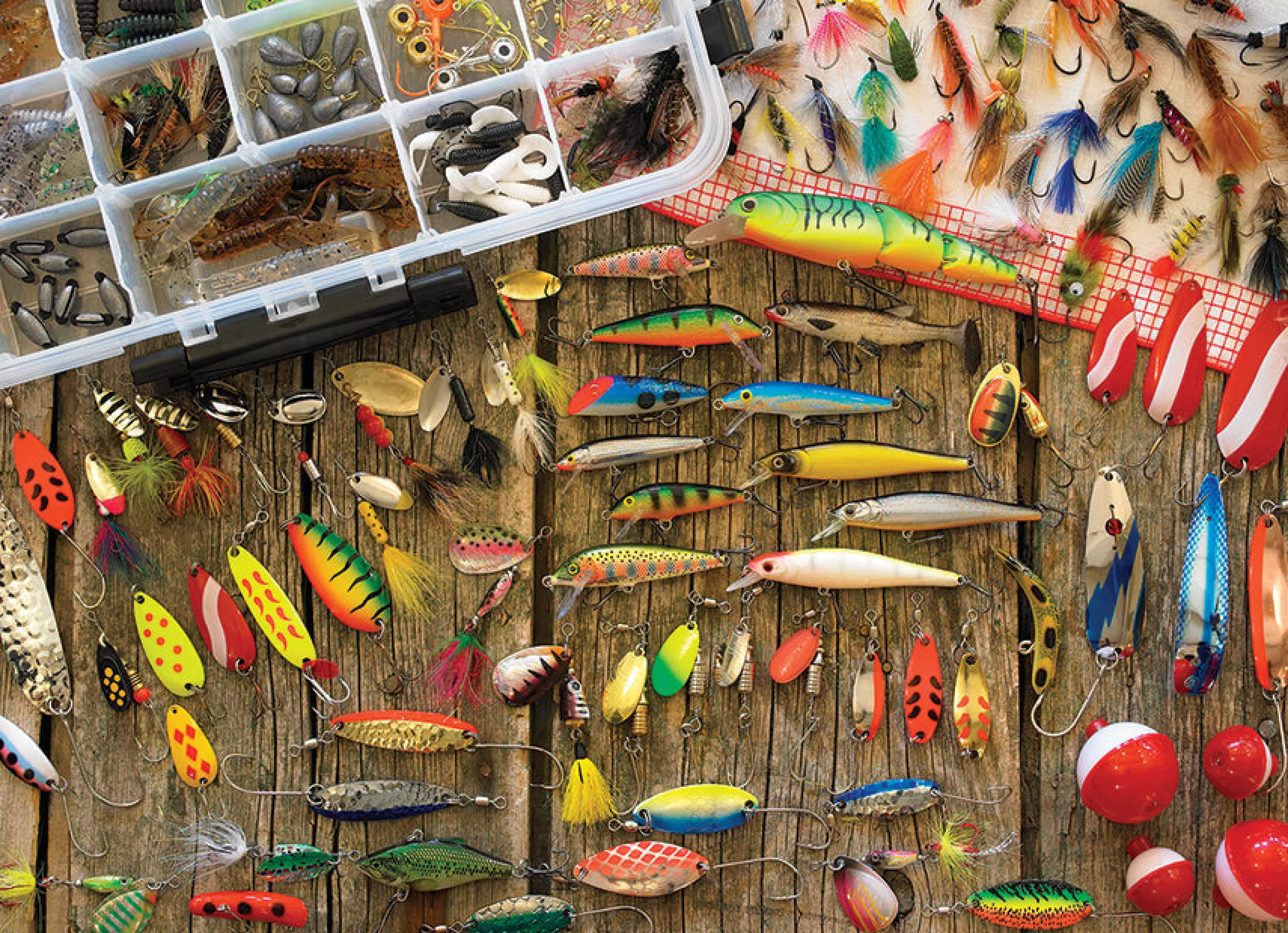 Sports^Cobble Hill Puzzles Fishing Lures | 1000 Piece