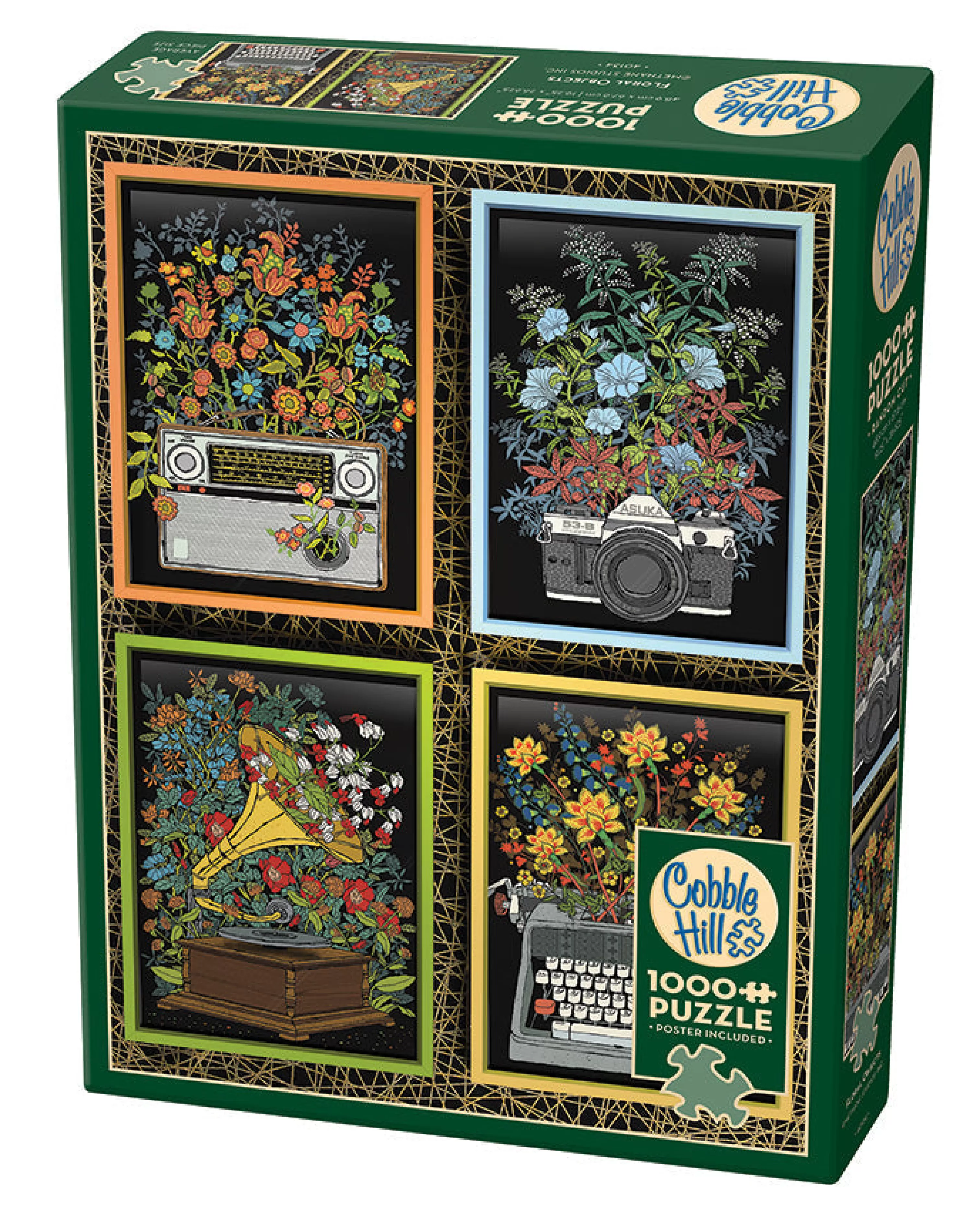 Flowers | Gardens^Cobble Hill Puzzles Floral Objects | 1000 Piece