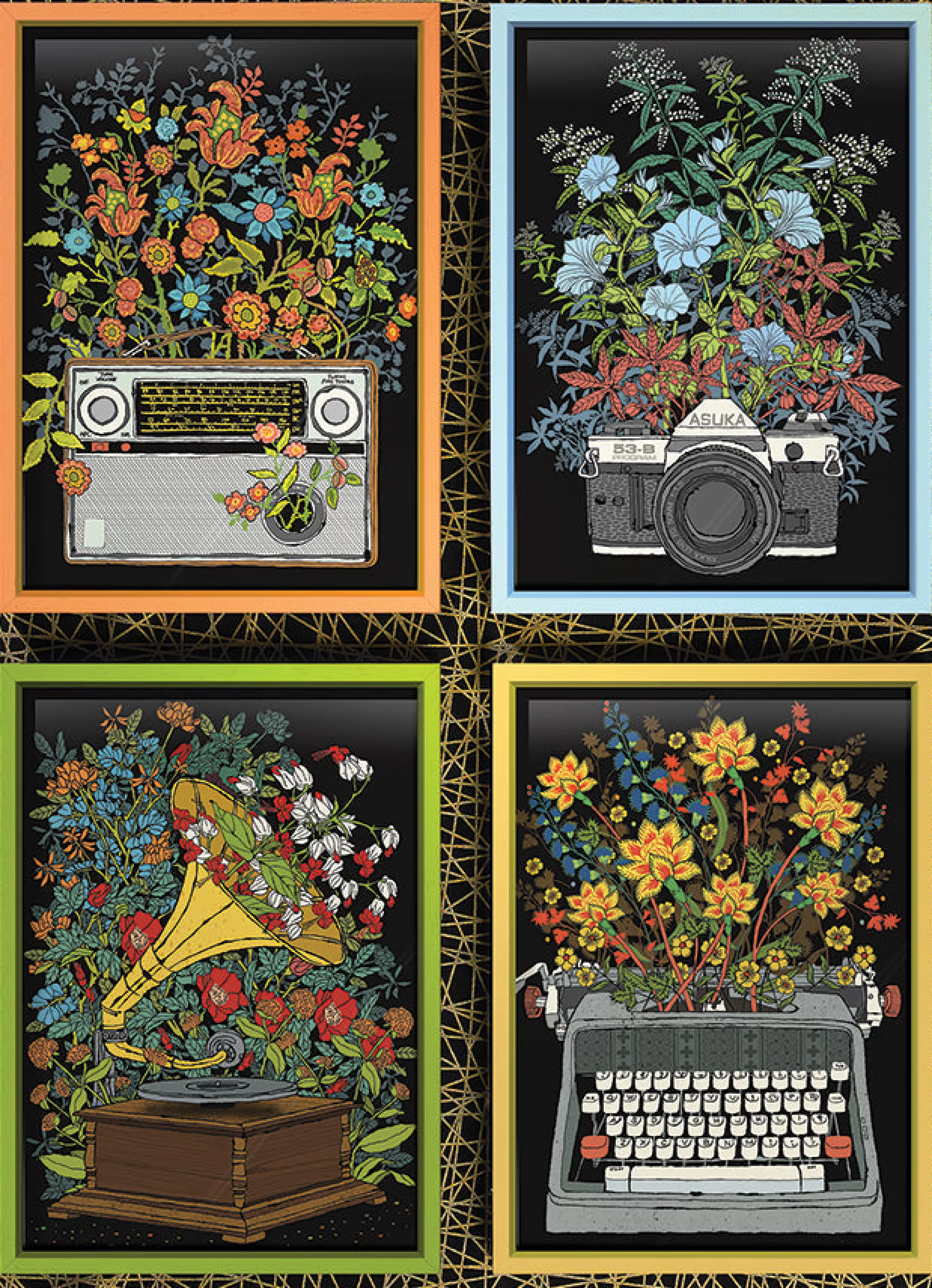 Collage - Variety^Cobble Hill Puzzles Floral Objects | 1000 Piece