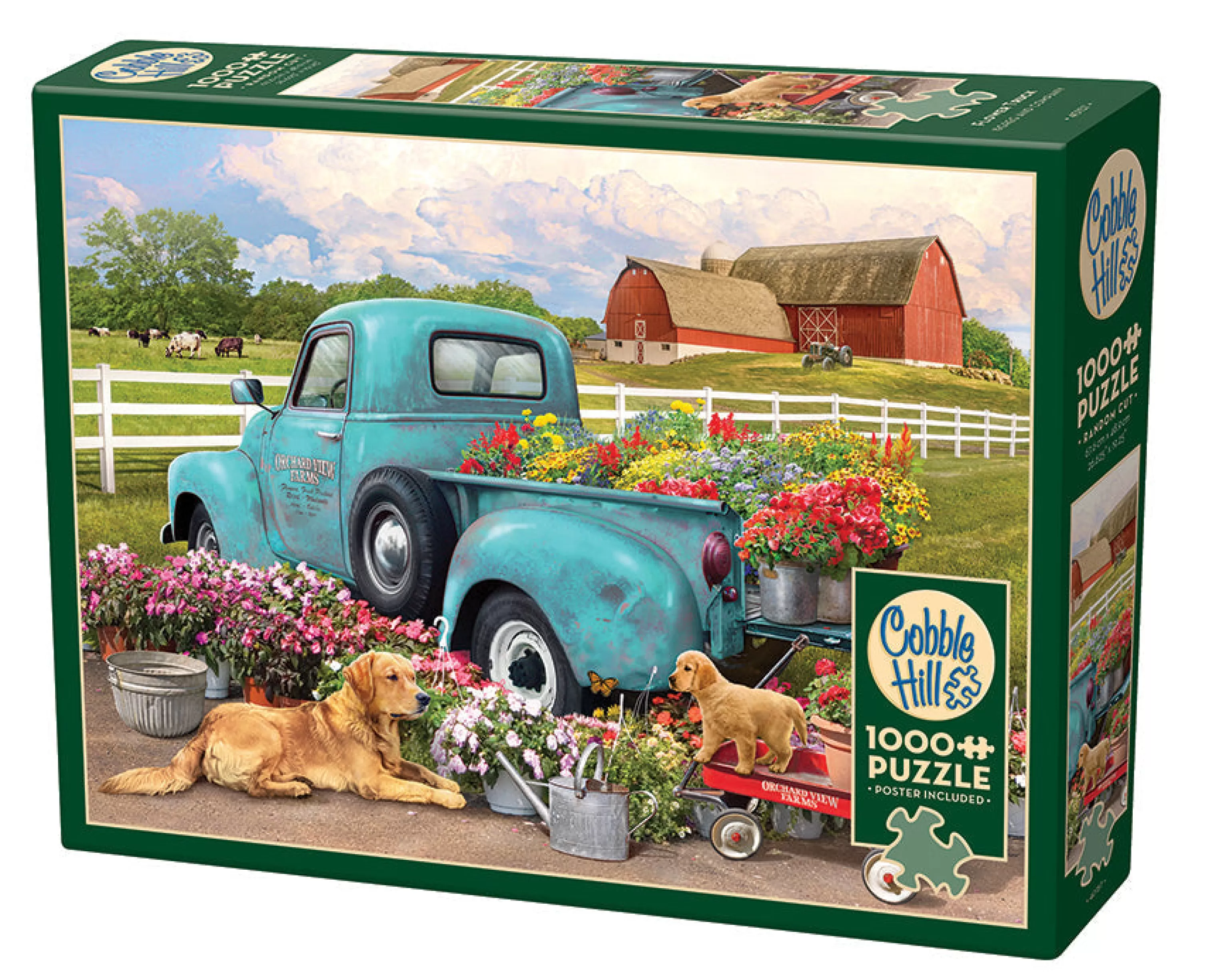 Nostalgia | Vintage^Cobble Hill Puzzles Flower Truck | 1000 Piece