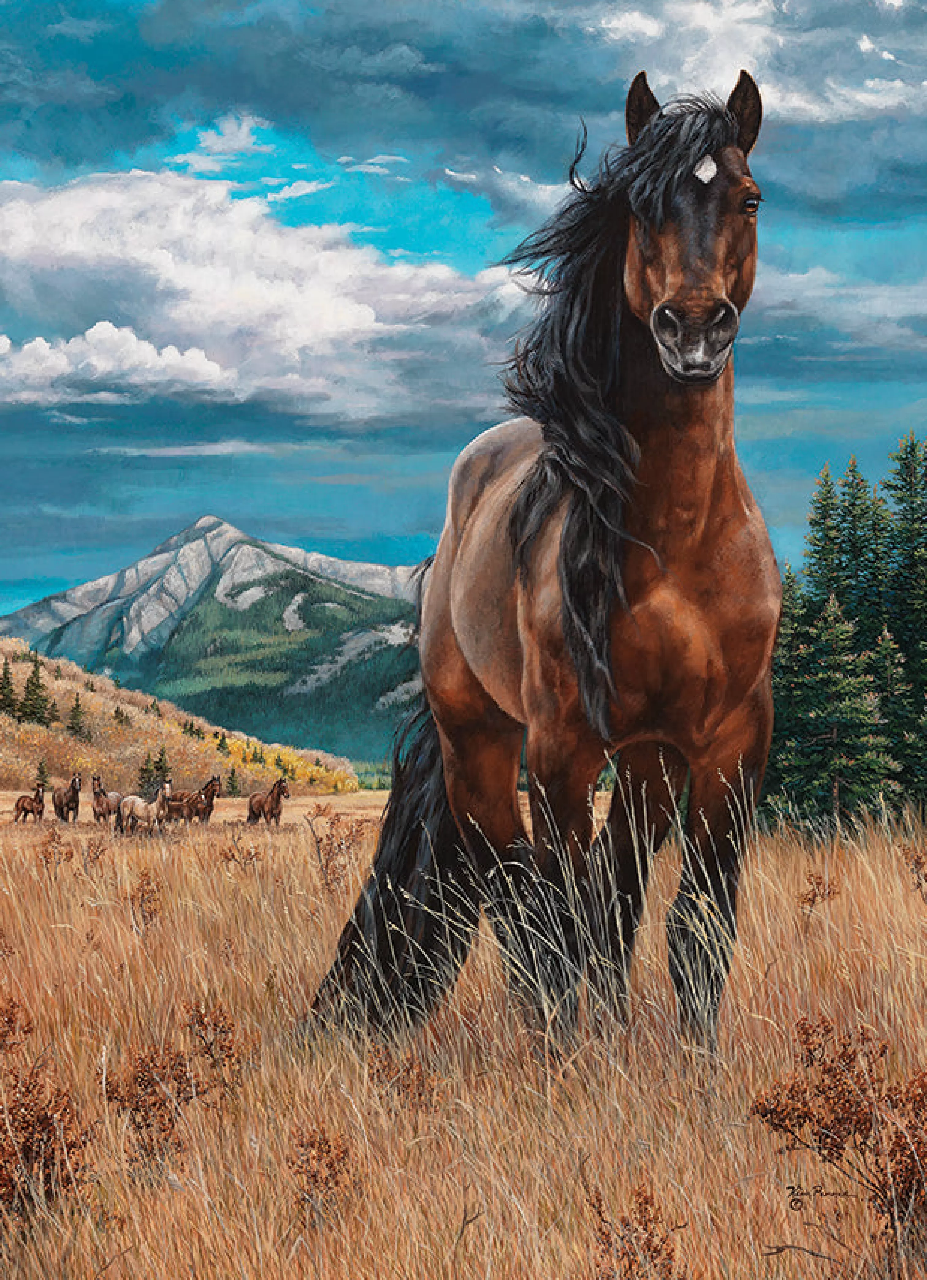 Horses^Cobble Hill Puzzles Freedom | 1000 Piece