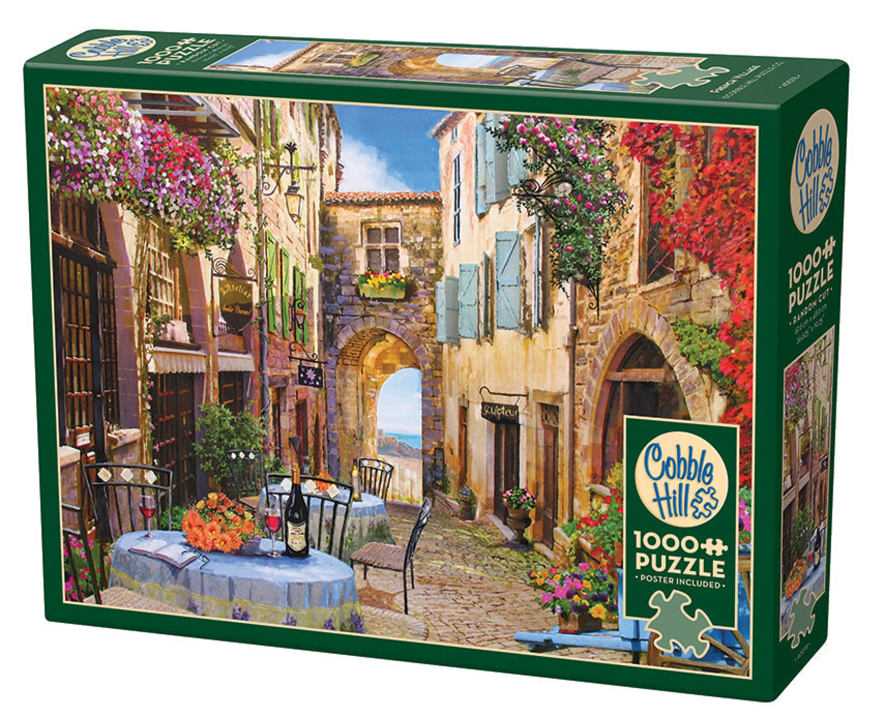 European Escape^Cobble Hill Puzzles French Village | 1000 Piece