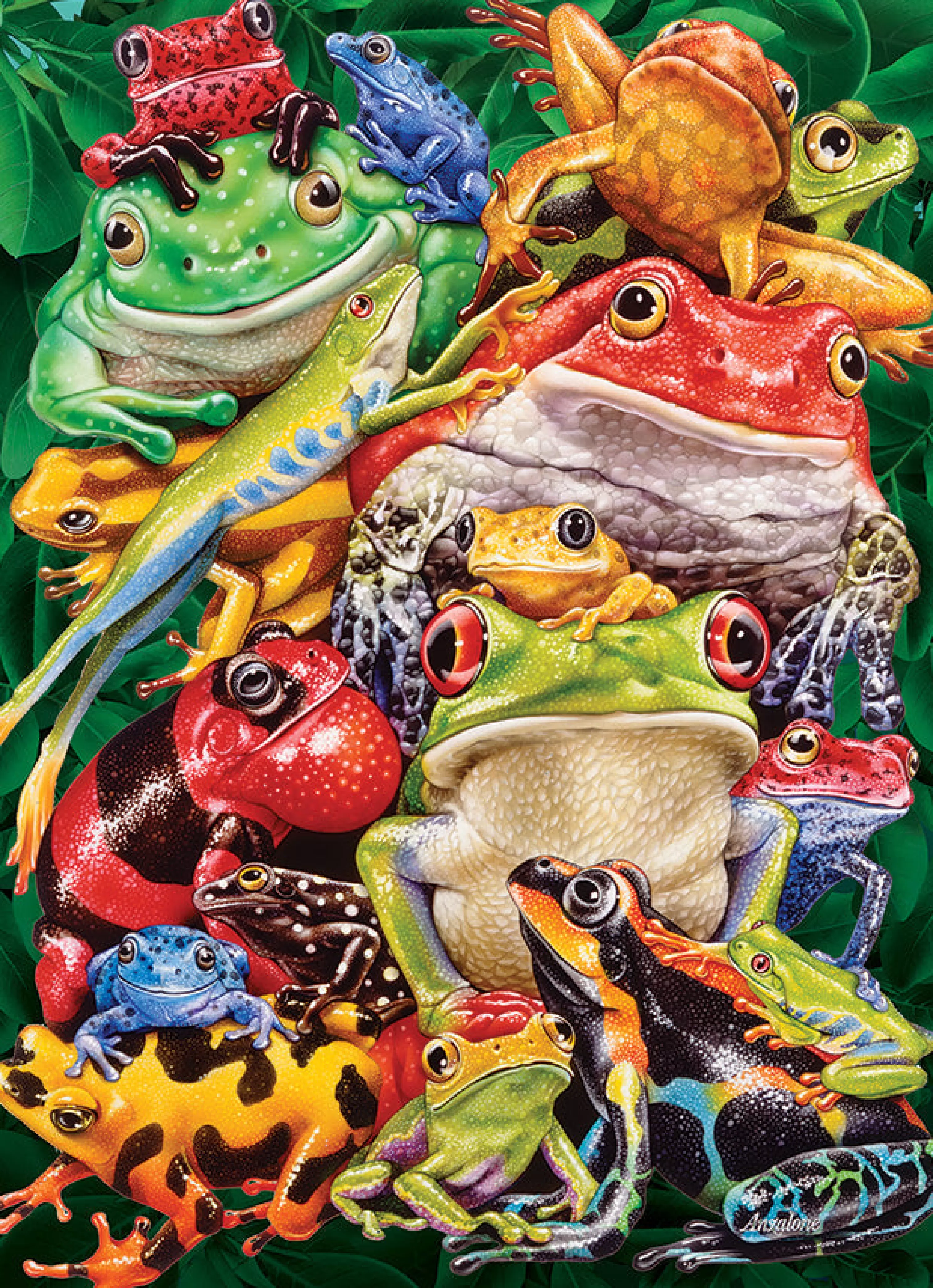 Aquatic^Cobble Hill Puzzles Frog Business | 1000 Piece