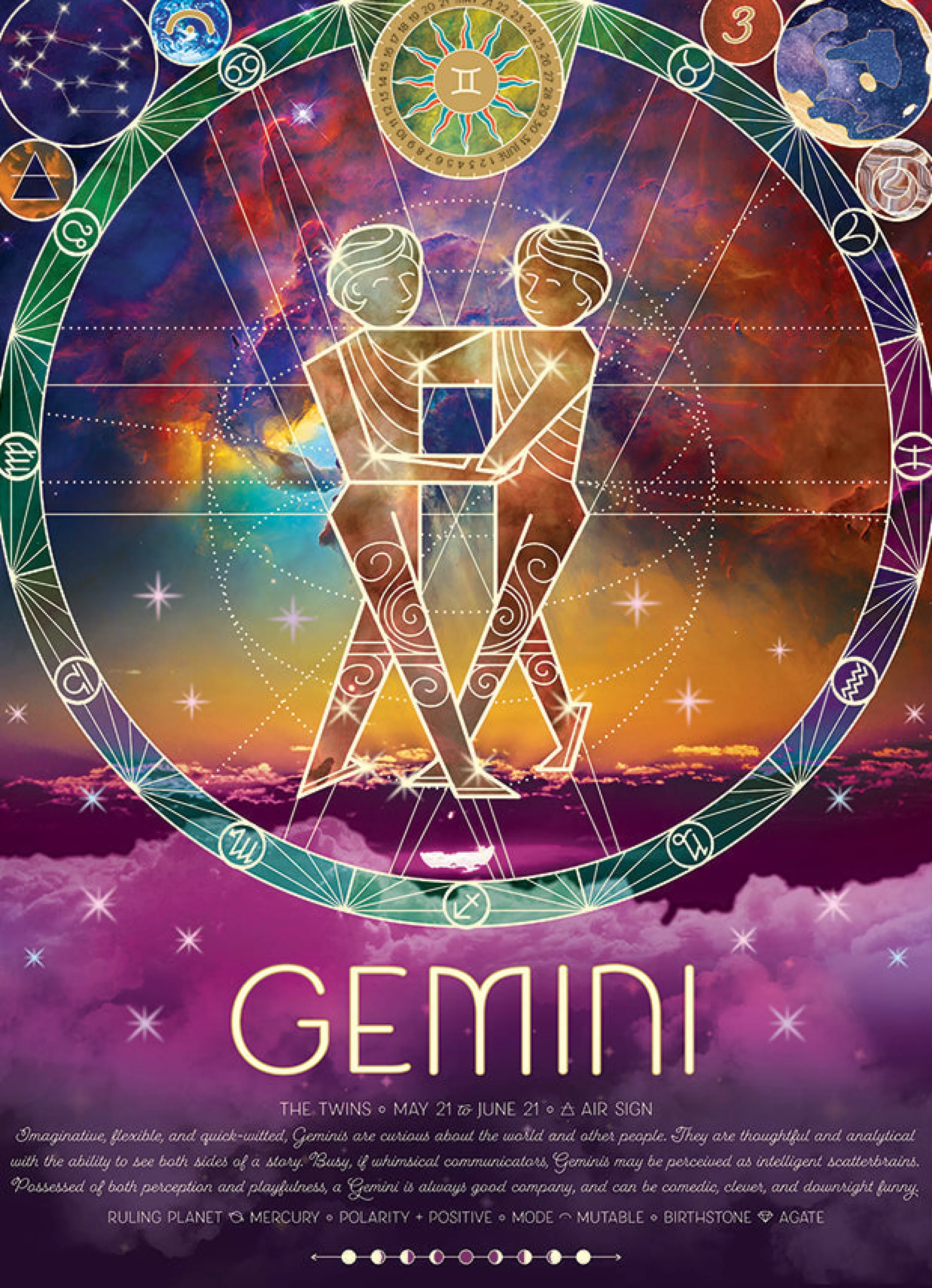 Zodiac^Cobble Hill Puzzles Gemini | 500 Piece