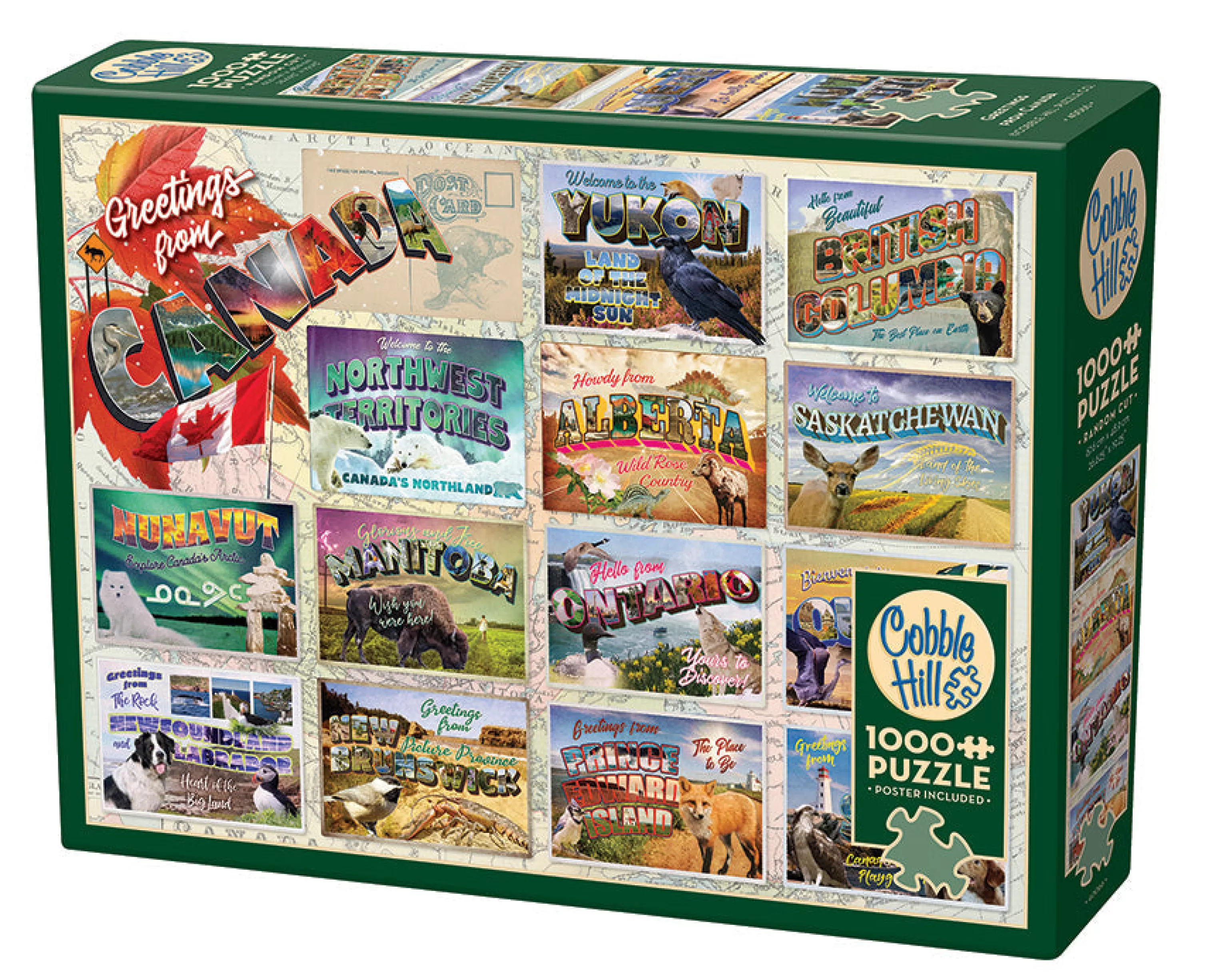 Travel Inspiration^Cobble Hill Puzzles Greetings From Canada | 1000 Piece