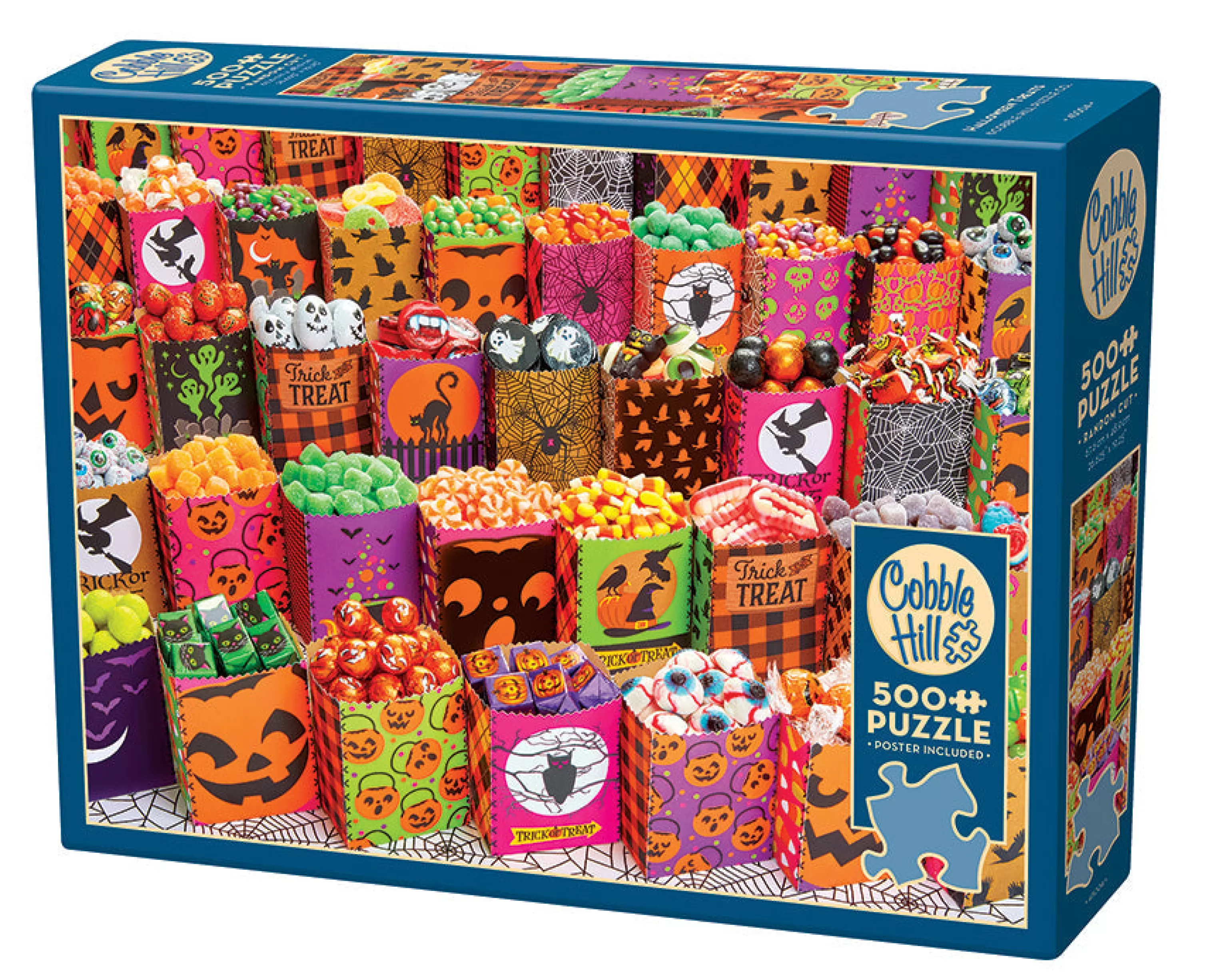 Truly Original Puzzles (Top)^Cobble Hill Puzzles Halloween Treats | 500 Piece