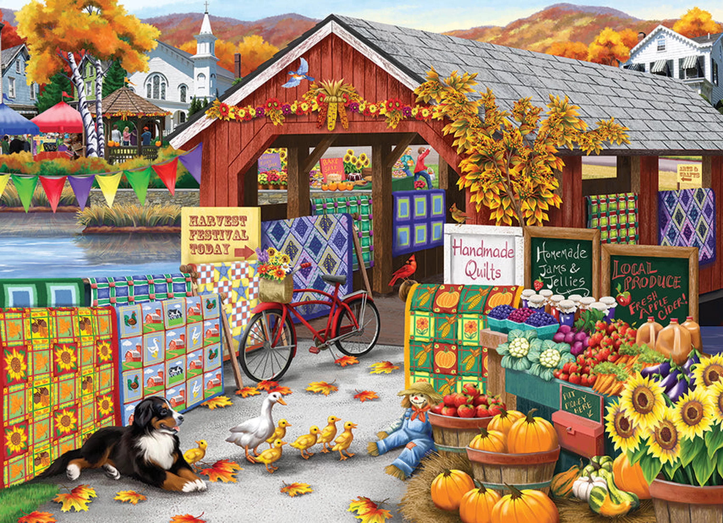 Autumn | Fall^Cobble Hill Puzzles Harvest Festival | 500 Piece