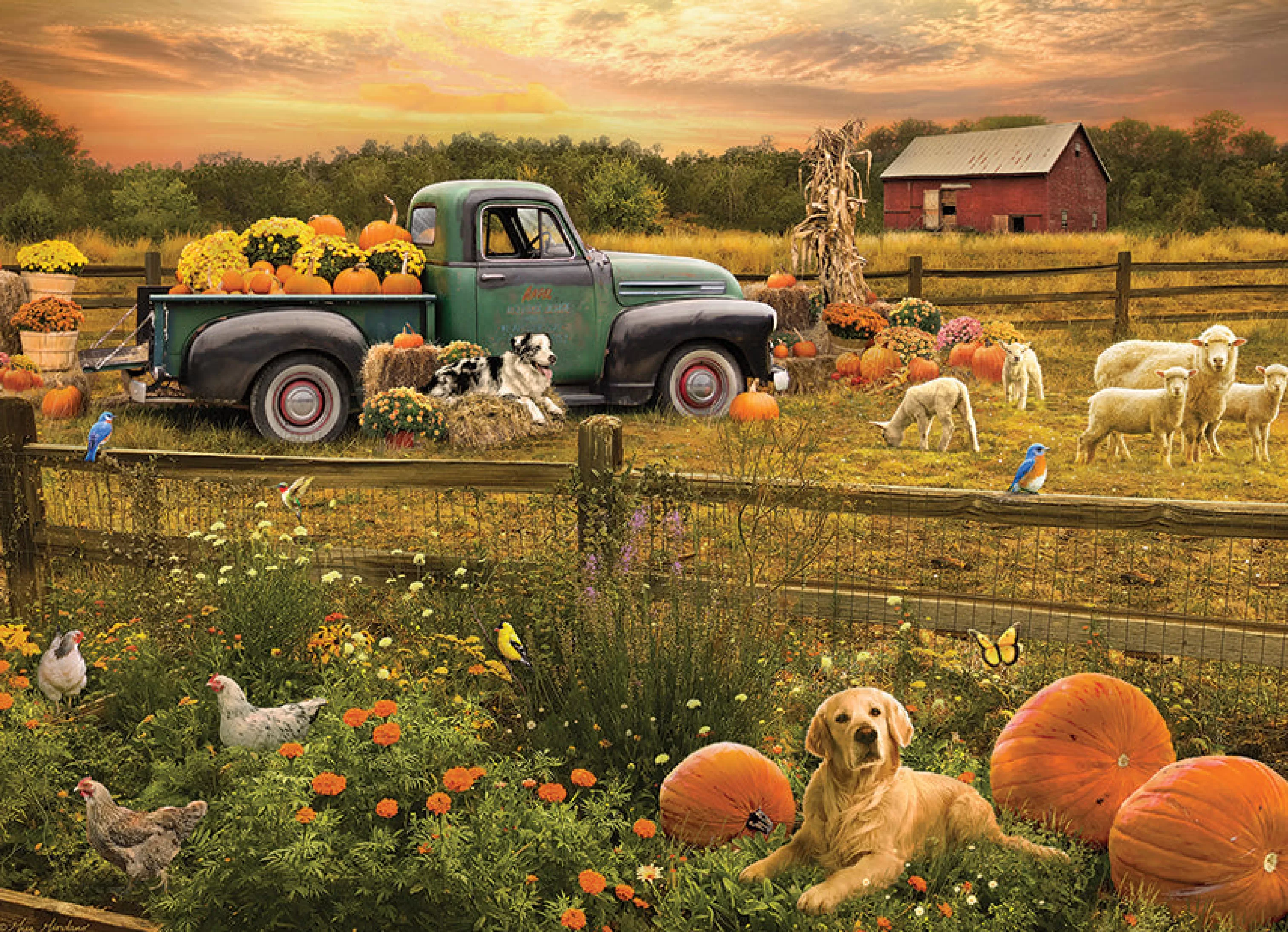 Halloween^Cobble Hill Puzzles Harvest Time | 1000 Piece