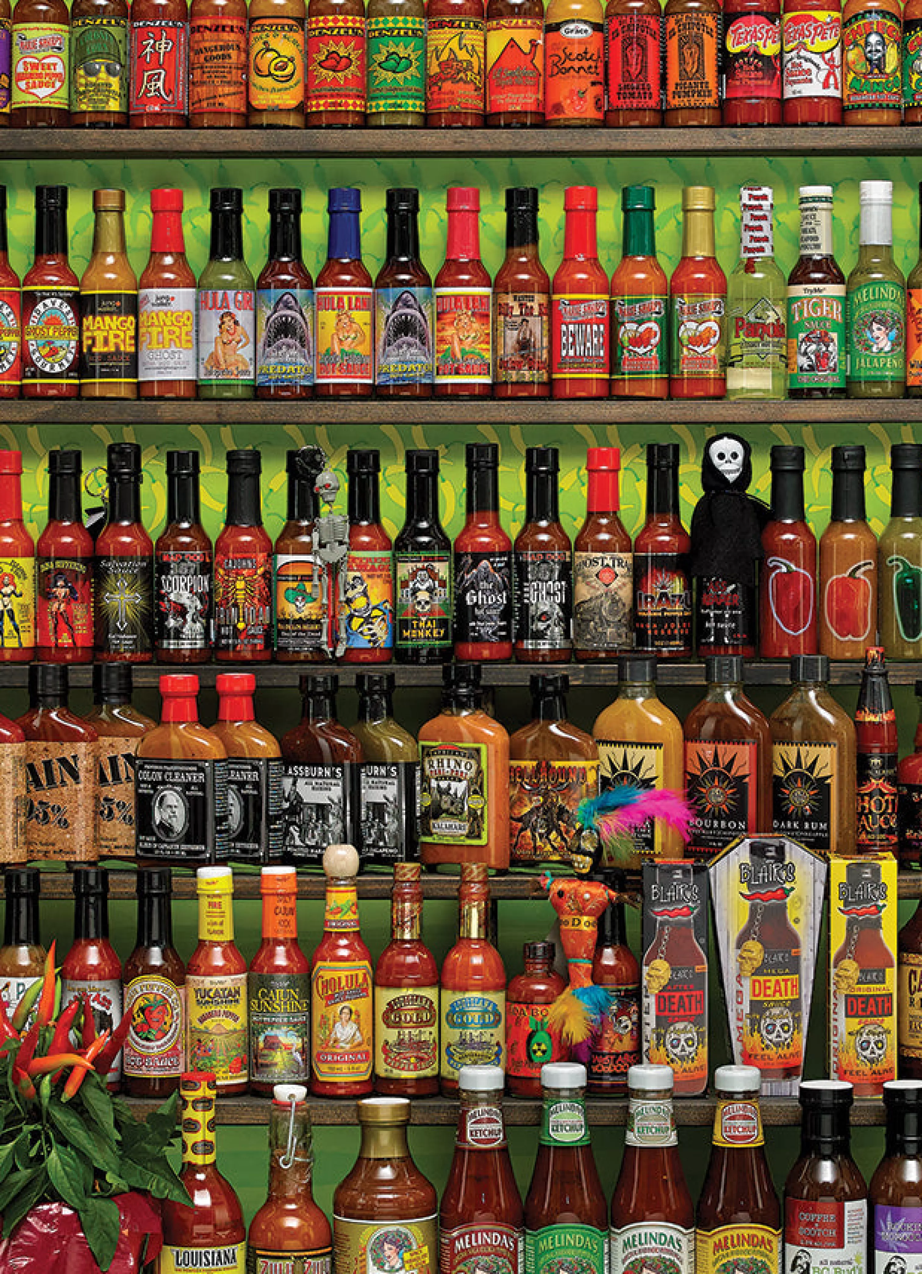 Collage - Variety^Cobble Hill Puzzles Hot Hot Sauce | 1000 Piece